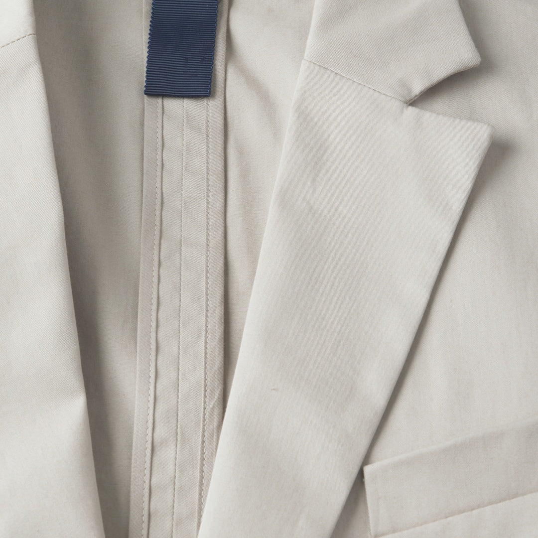 The 24 Blazer || Beige | Stretch Cotton - Image 6