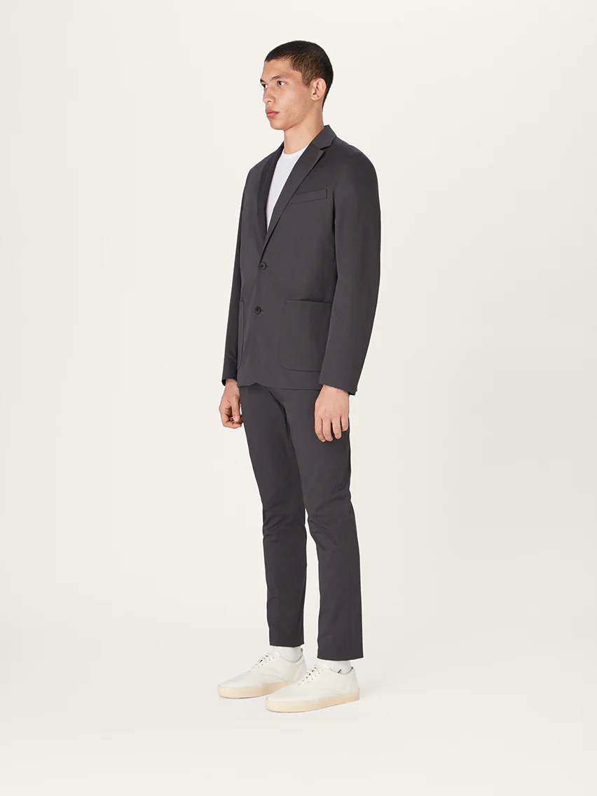 The 24 Blazer || Slate Grey | Stretch Cotton - Image 4
