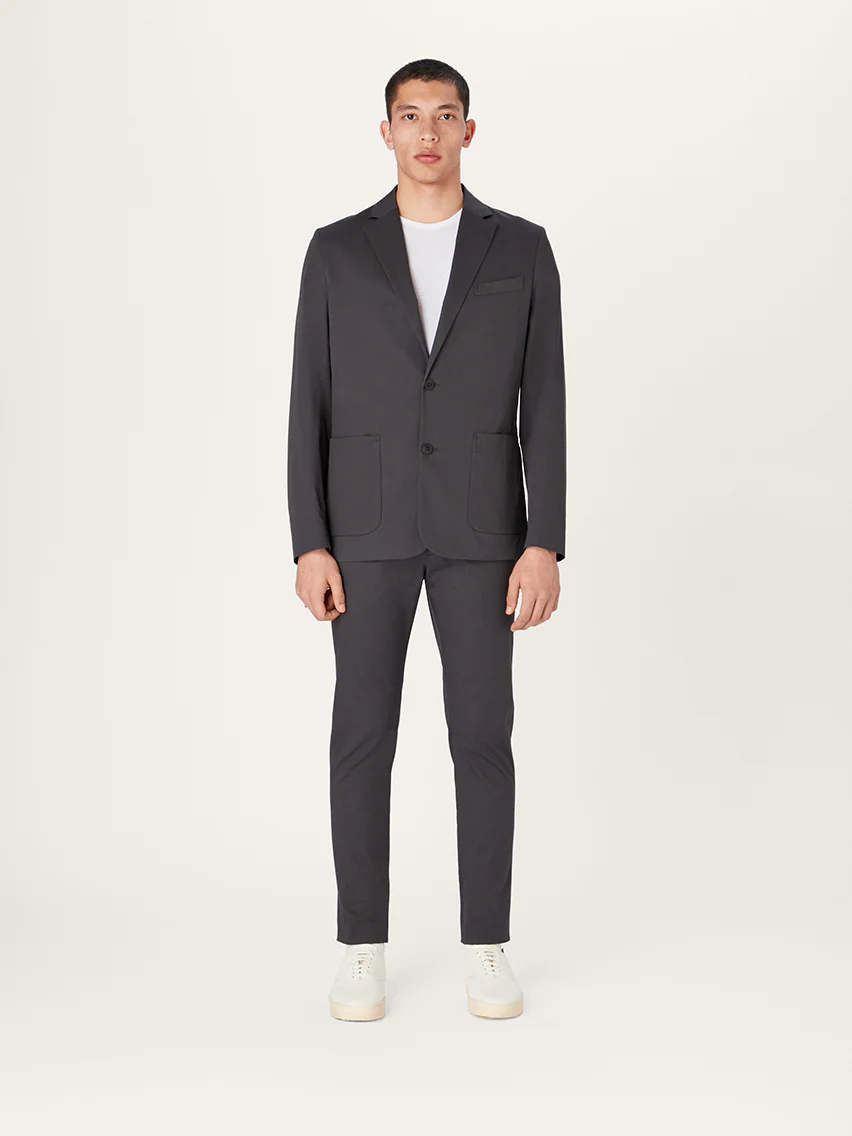 The 24 Blazer || Slate Grey | Stretch Cotton - Image 5