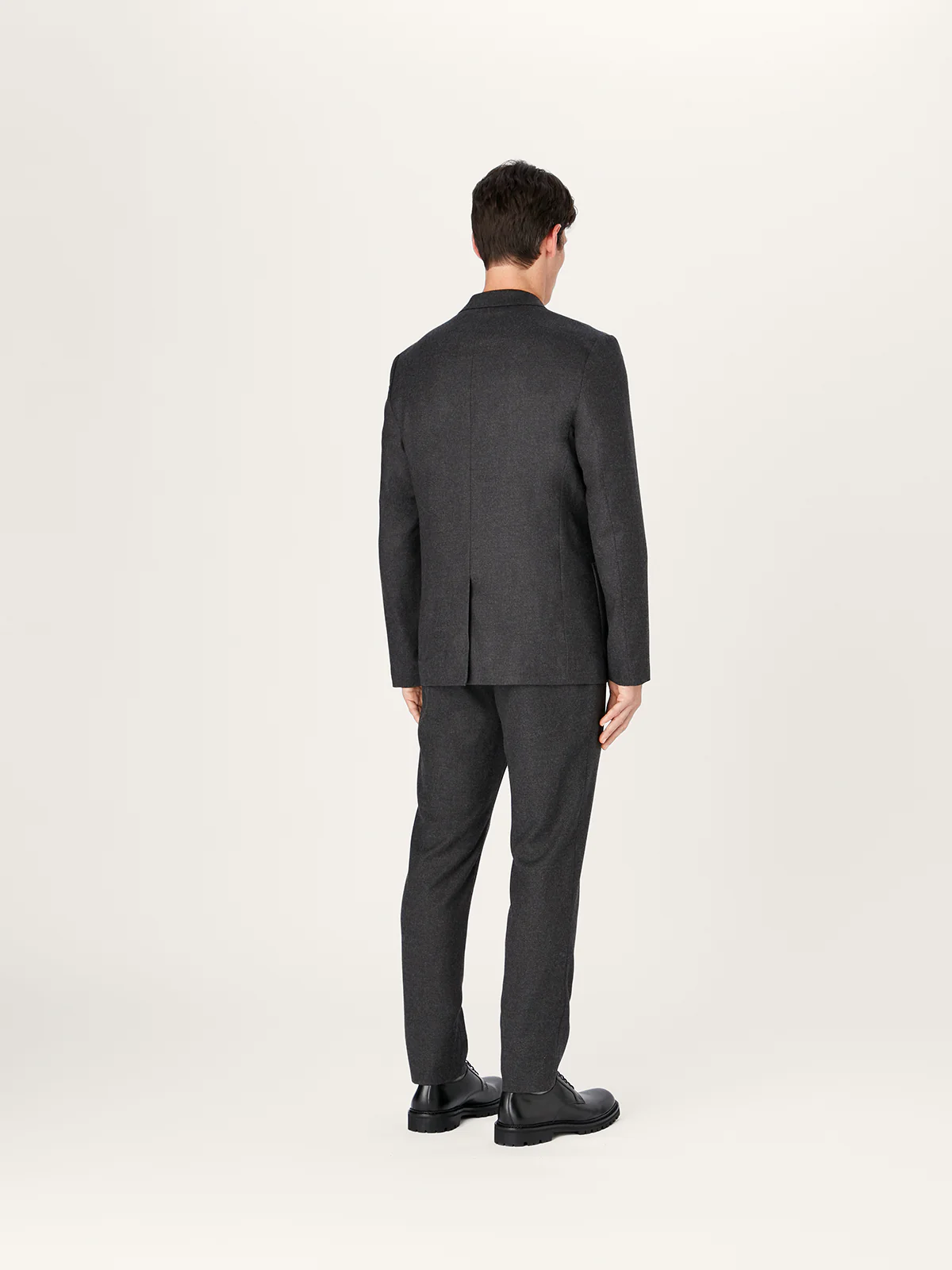 The 24 Blazer Wool || Charcoal | Merino Wool Flannel - Image 3