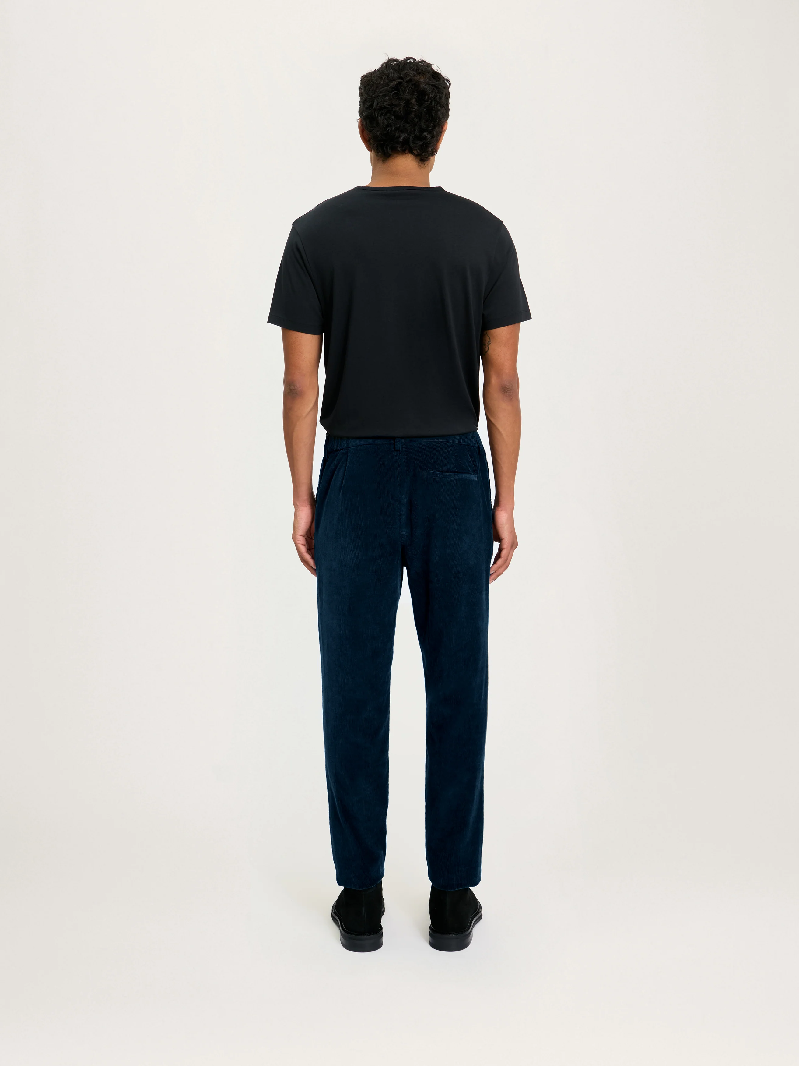 The Cord Trouser || Navy | Corduroy - Image 3
