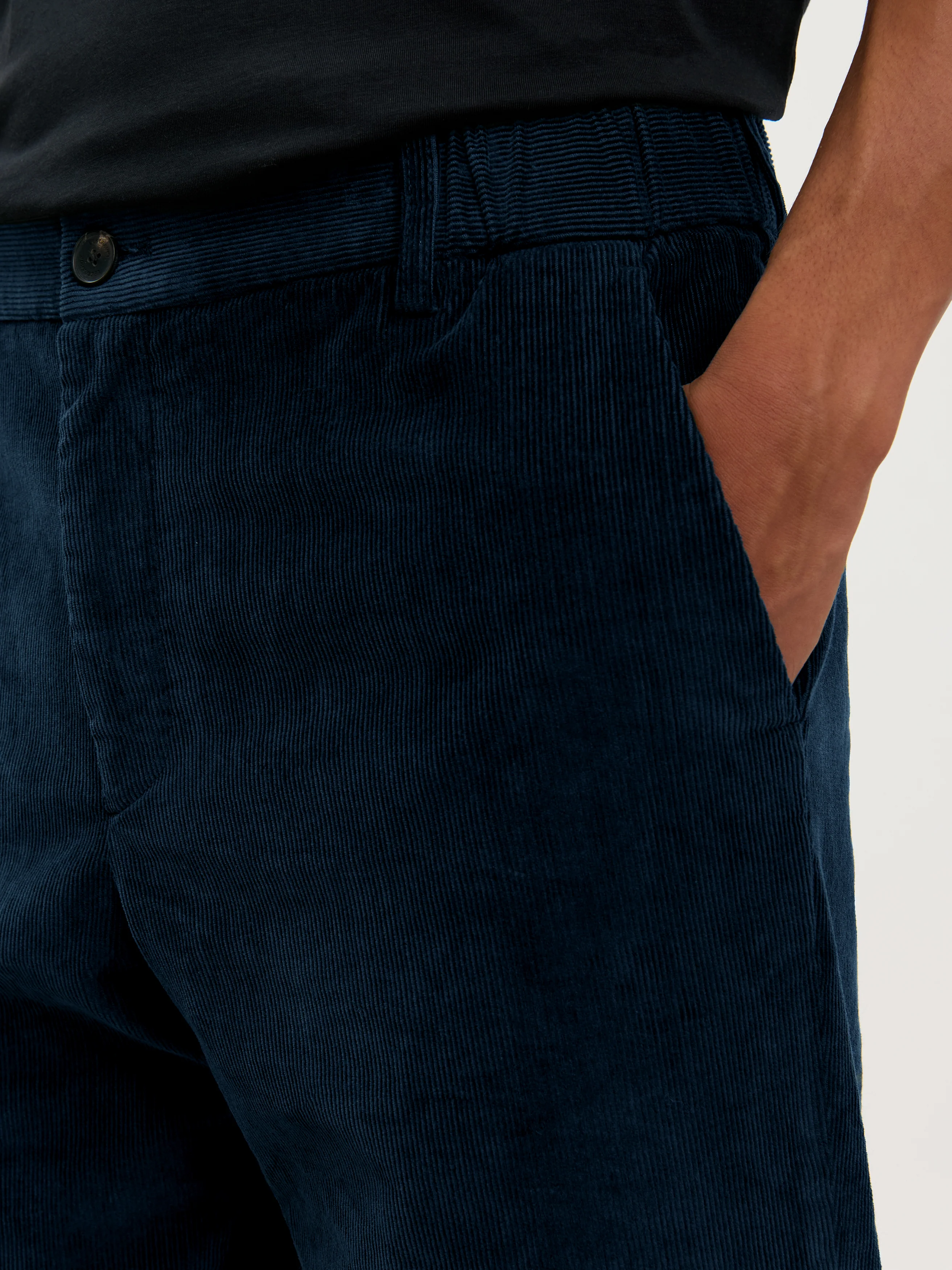The Cord Trouser || Navy | Corduroy - Image 4