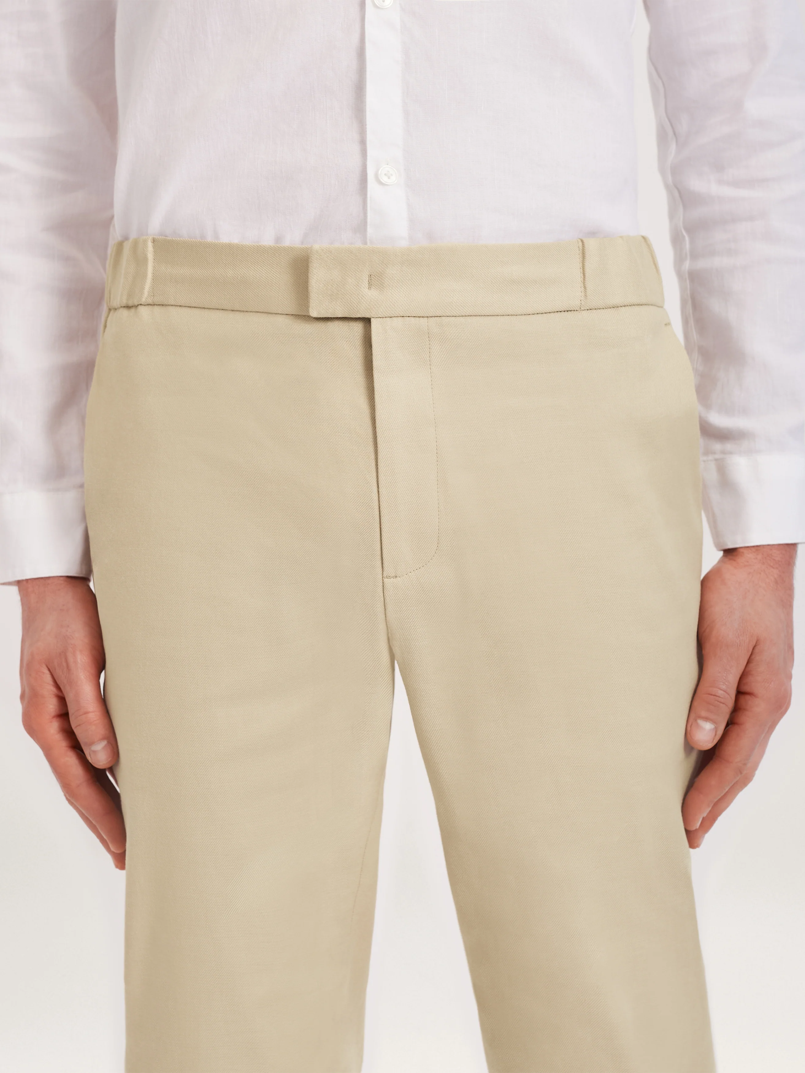 The 24 Trouser Linen || Sand | Linen - Image 3