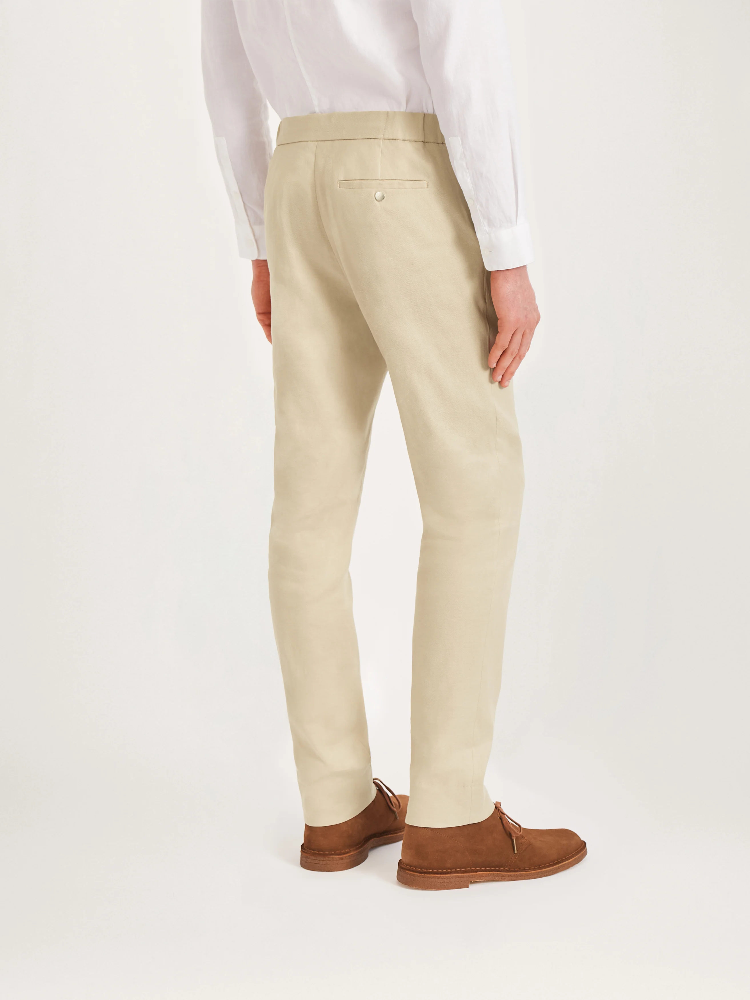 The 24 Trouser Linen || Sand | Linen - Image 4