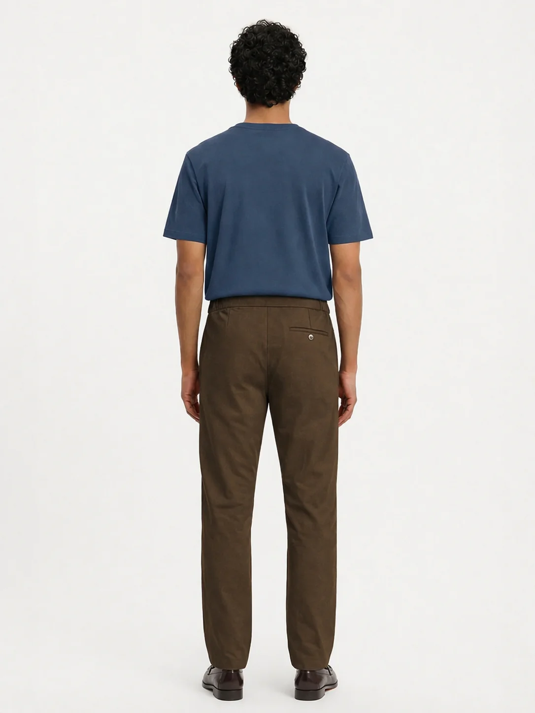 The 24 Trouser Regular || Khaki | Stretch Cotton - Image 3