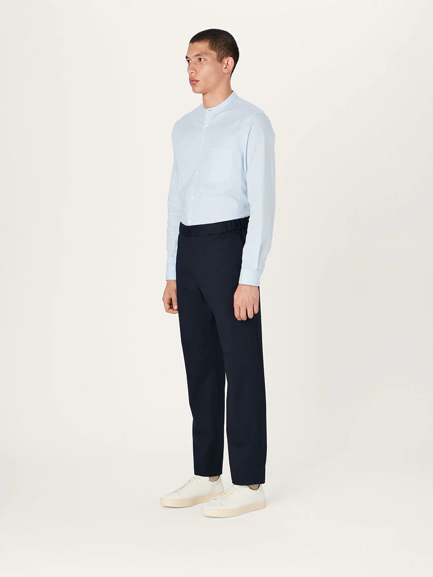 The 24 Trouser Relaxed Fit || Navy | Stretch Cotton - Image 5