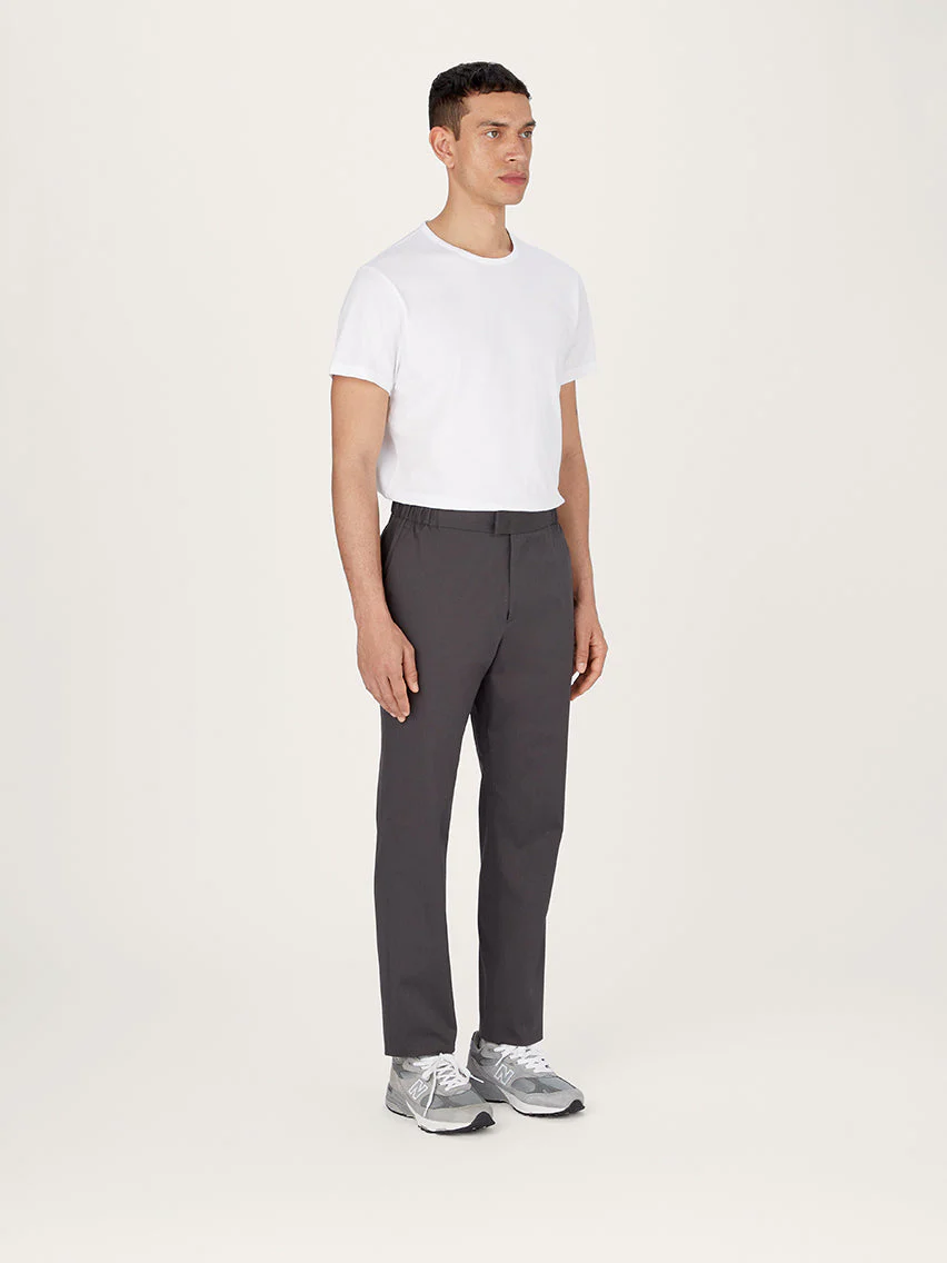 The 24 Trouser Relaxed Fit || Slate-Grey | Stretch Cotton - Image 3