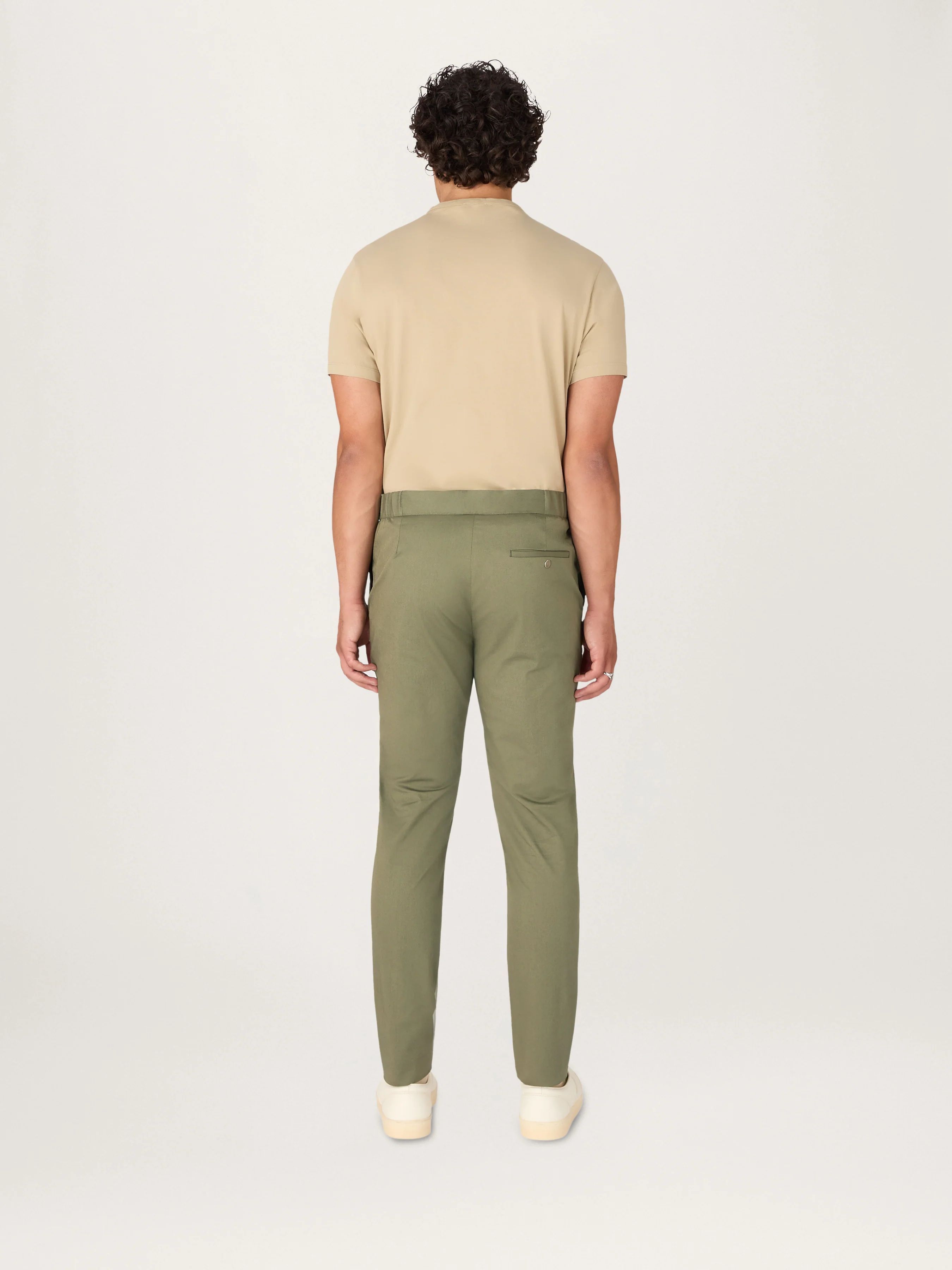 The 24 Trouser || Sage | Stretch Cotton - Image 3