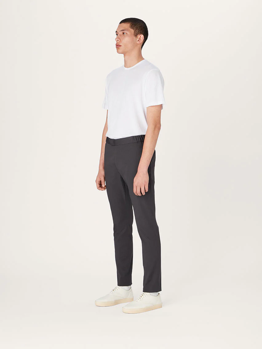 The 24 Trouser || Slate-Grey | Stretch Cotton - Image 3