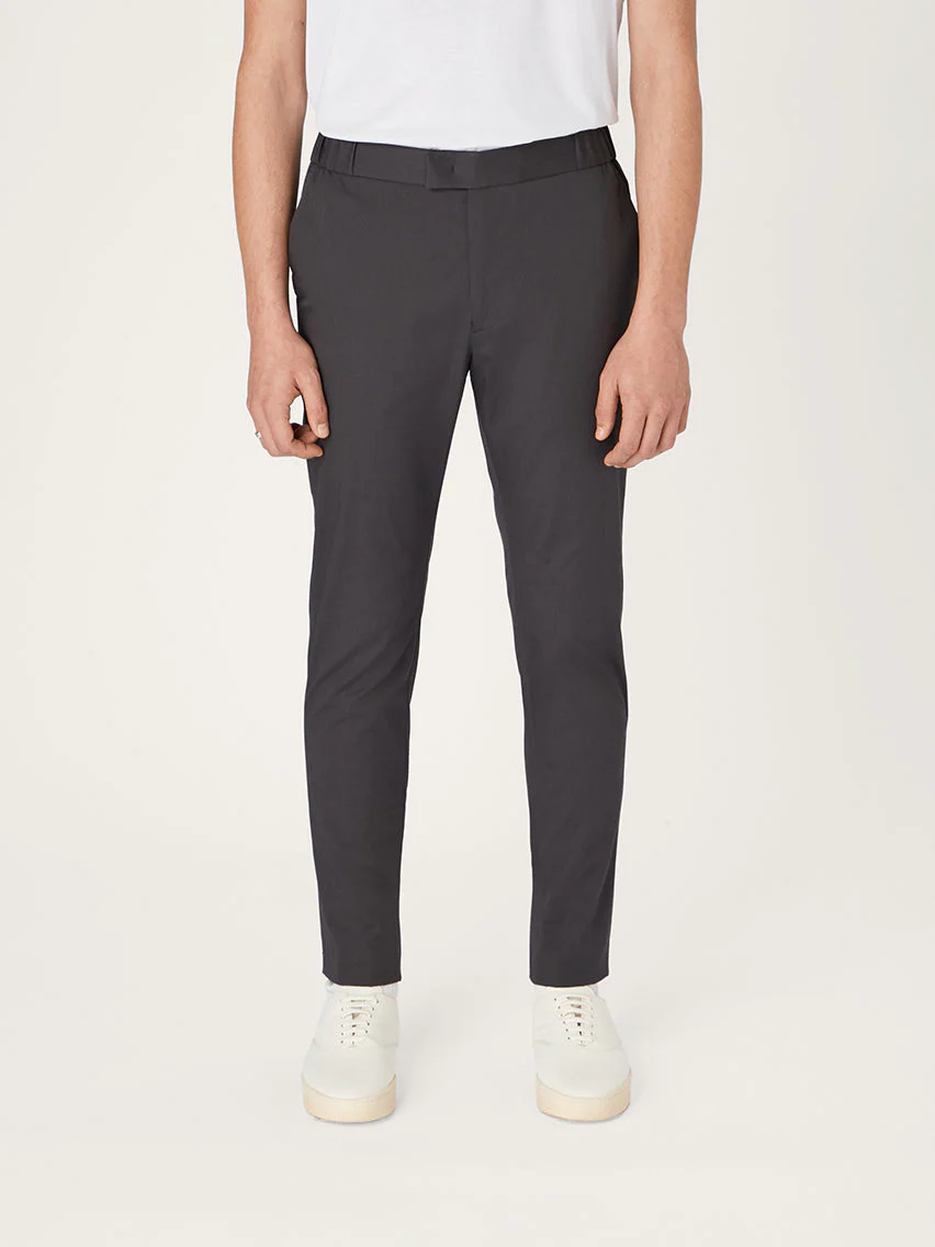 The 24 Trouser || Slate-Grey | Stretch Cotton - Image 4