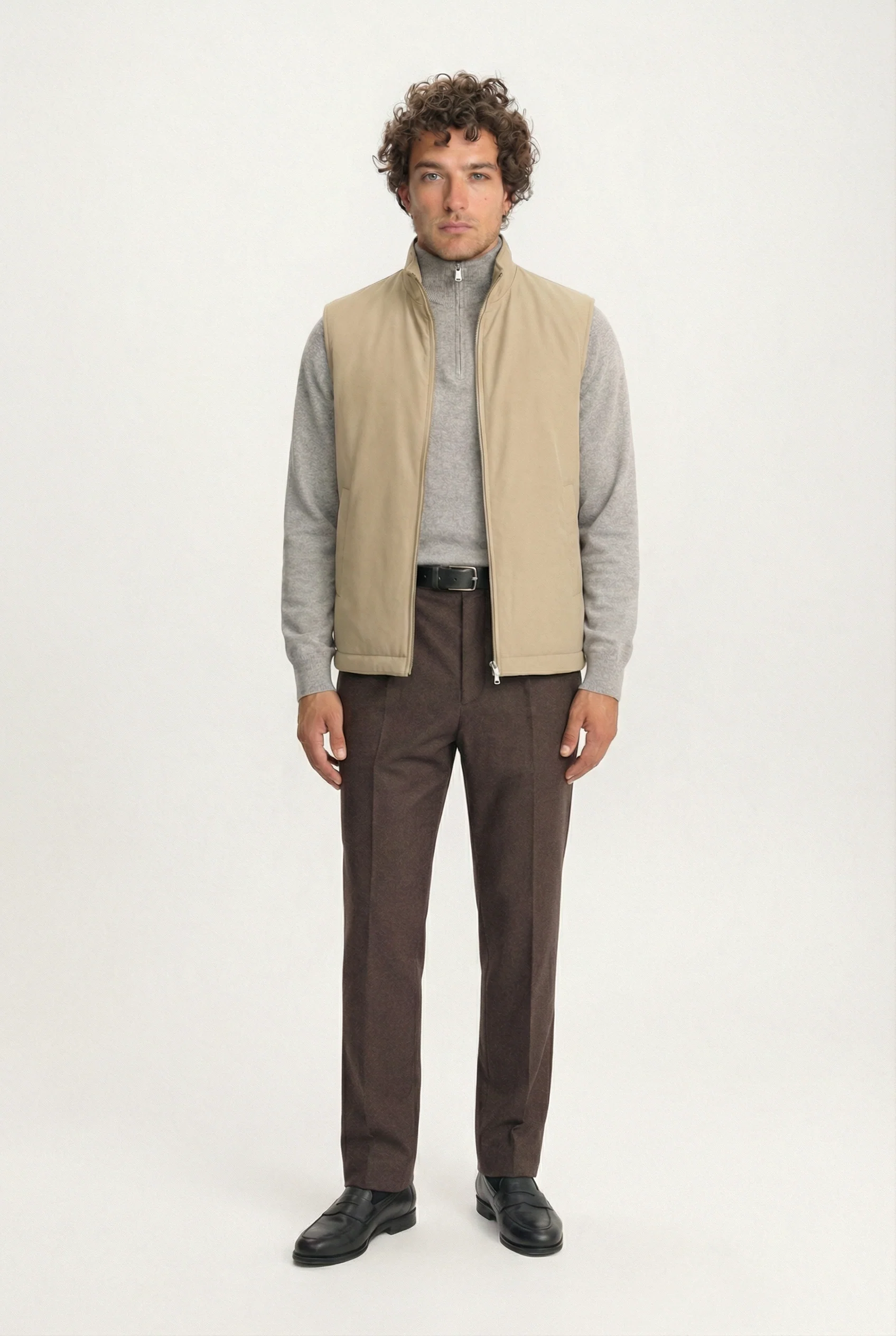 The 360° Thermal Vest || Beige - Image 2