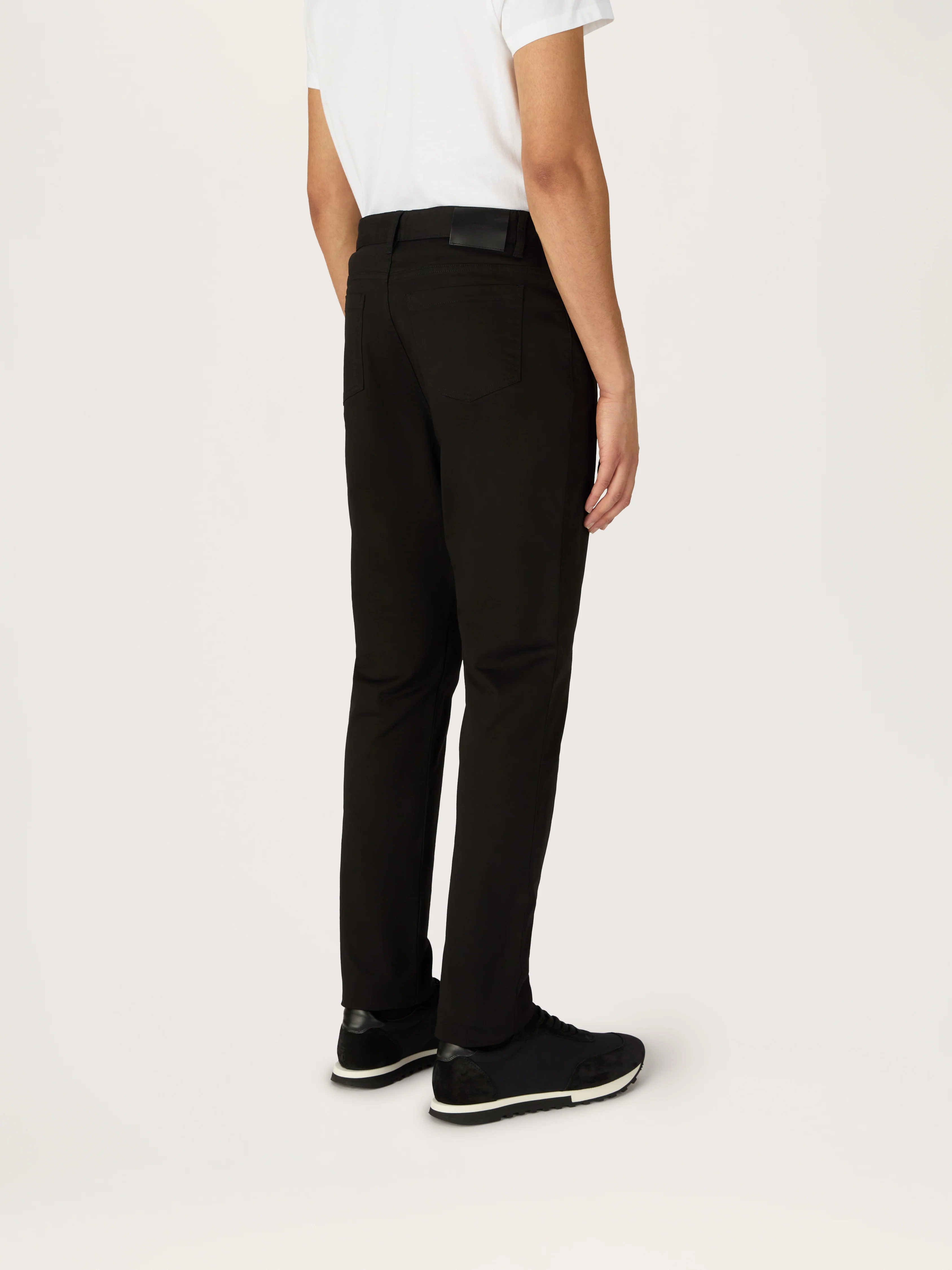 The Five Pocket Trouser || Black | Stretch Cotton - Image 3