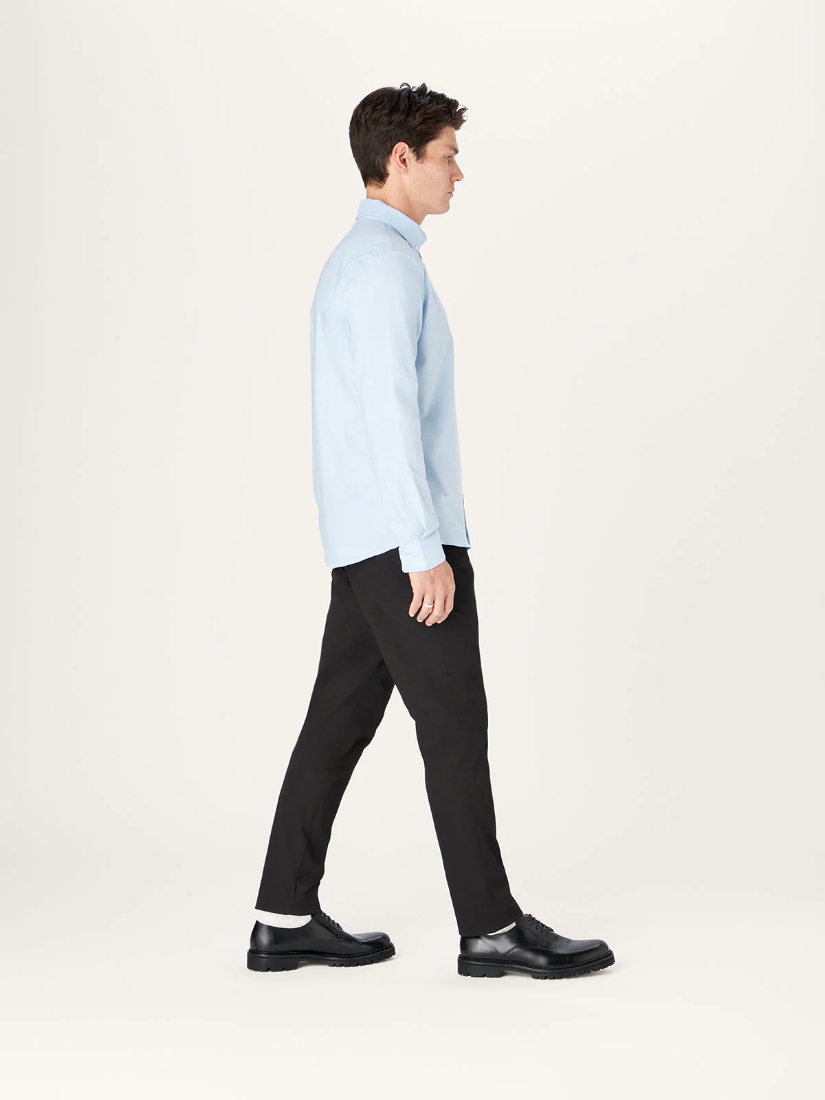 The All Day Oxford Shirt || Light-Blue | Stretch Cotton - Image 3