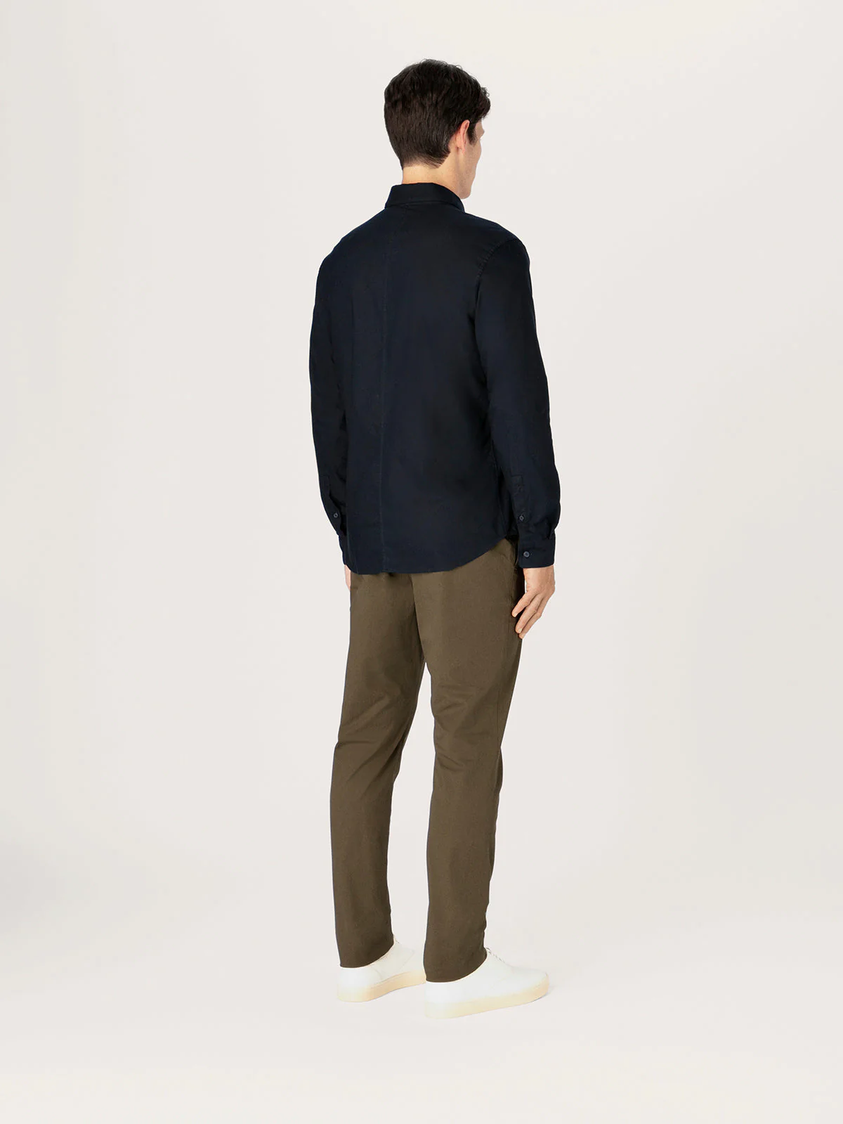 The All Day Oxford Shirt || Navy | Stretch Cotton - Image 3