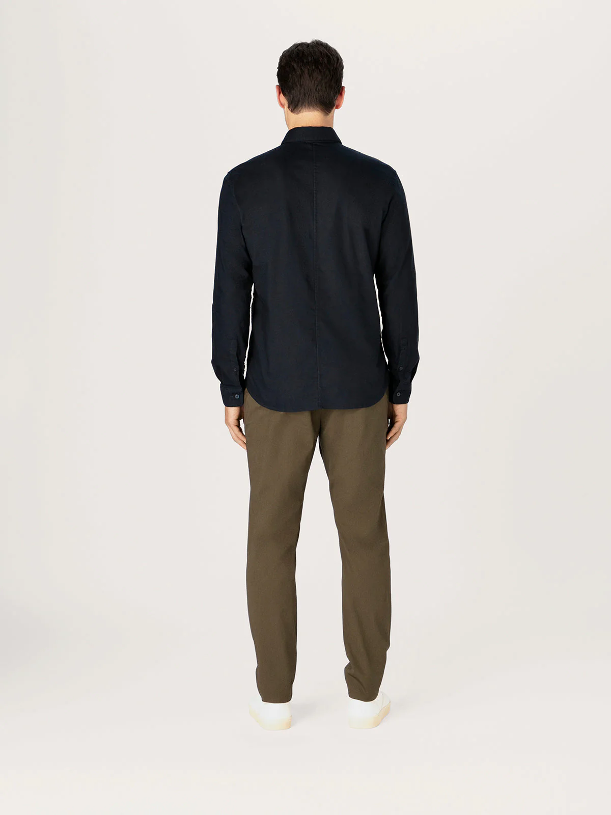 The All Day Oxford Shirt || Navy | Stretch Cotton - Image 4