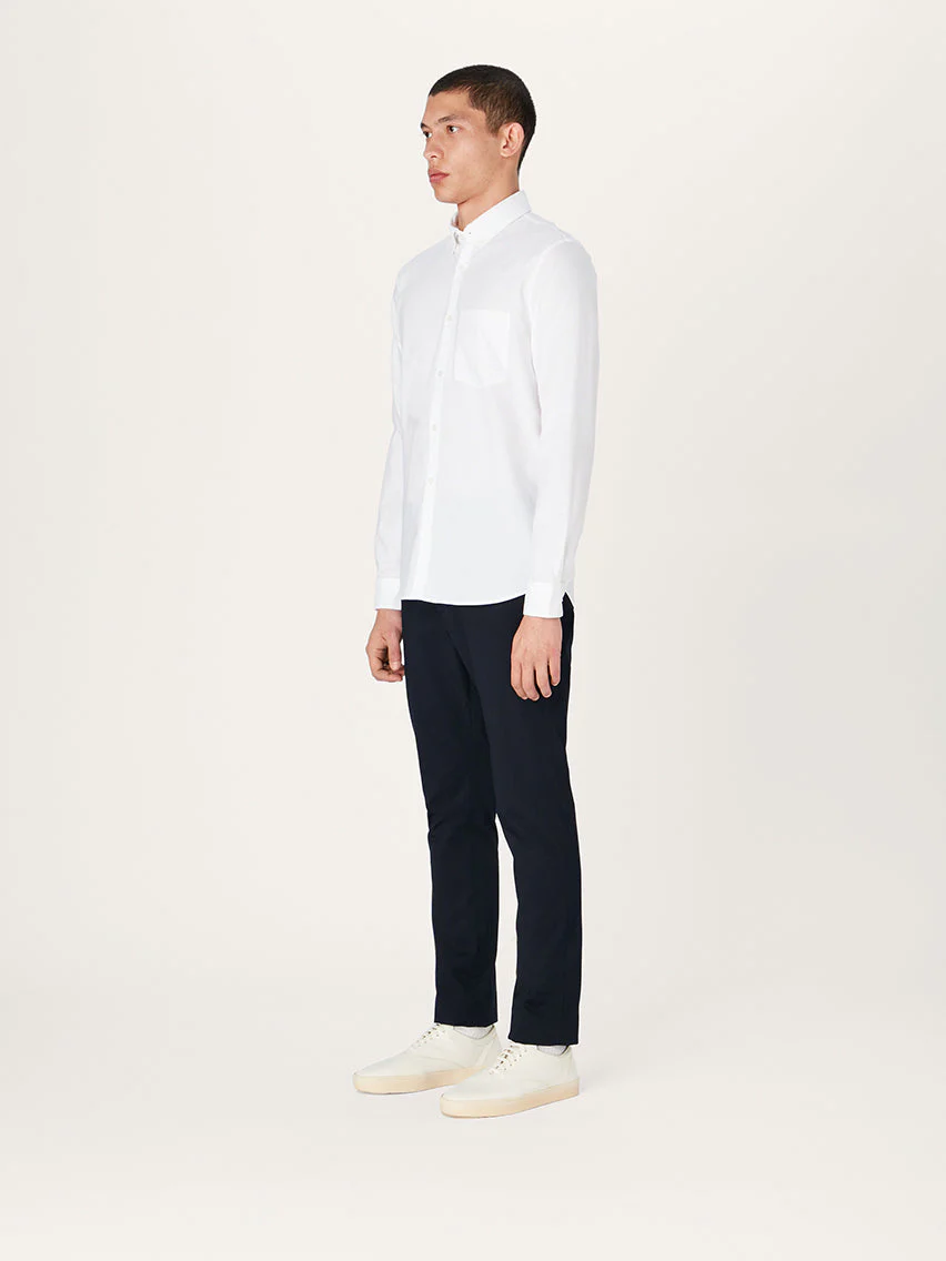 The All Day Oxford Shirt || White | Stretch Cotton - Image 3