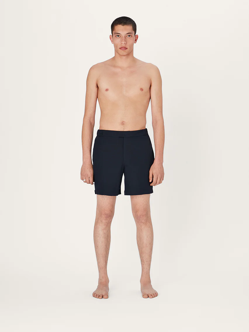 The Anywear Short 2.0 || Navy | Recycled nylon without netting - Image 4