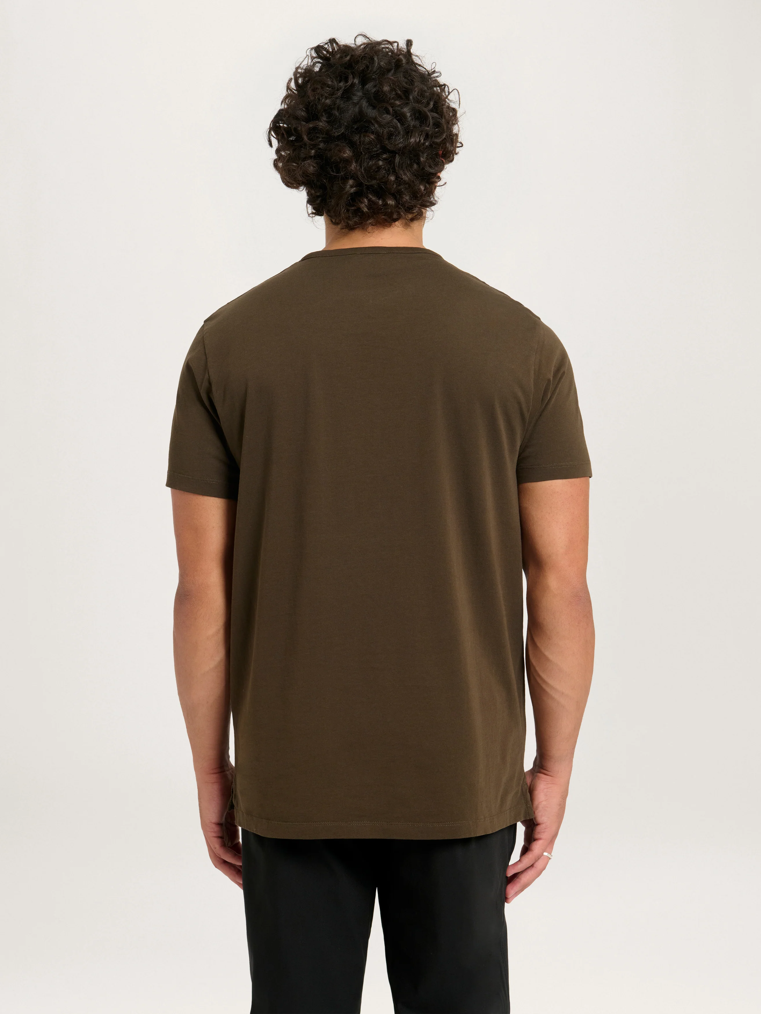 The Classic Tee || Dark Olive | Organic Cotton - Image 3