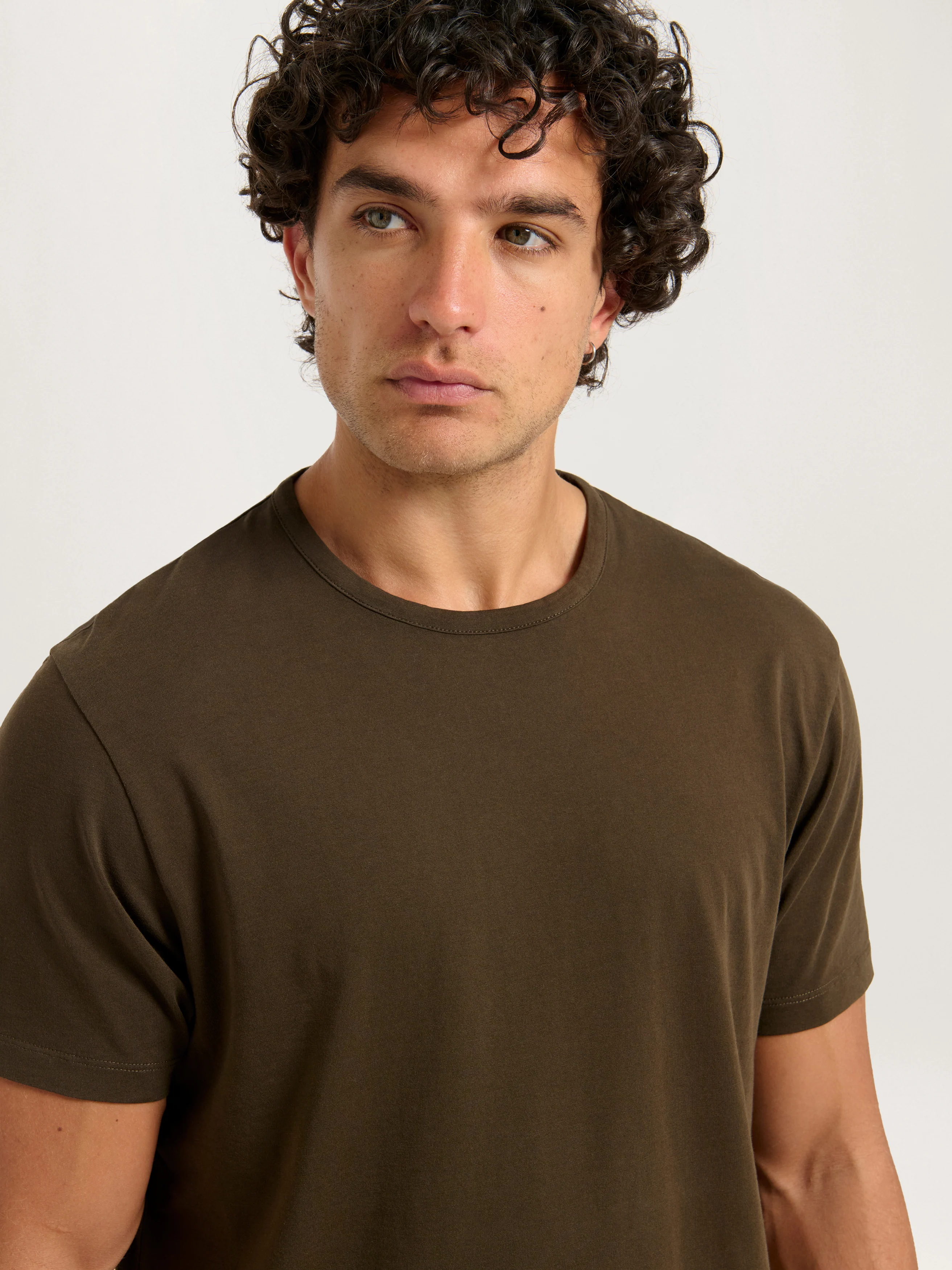 The Classic Tee || Dark Olive | Organic Cotton - Image 4