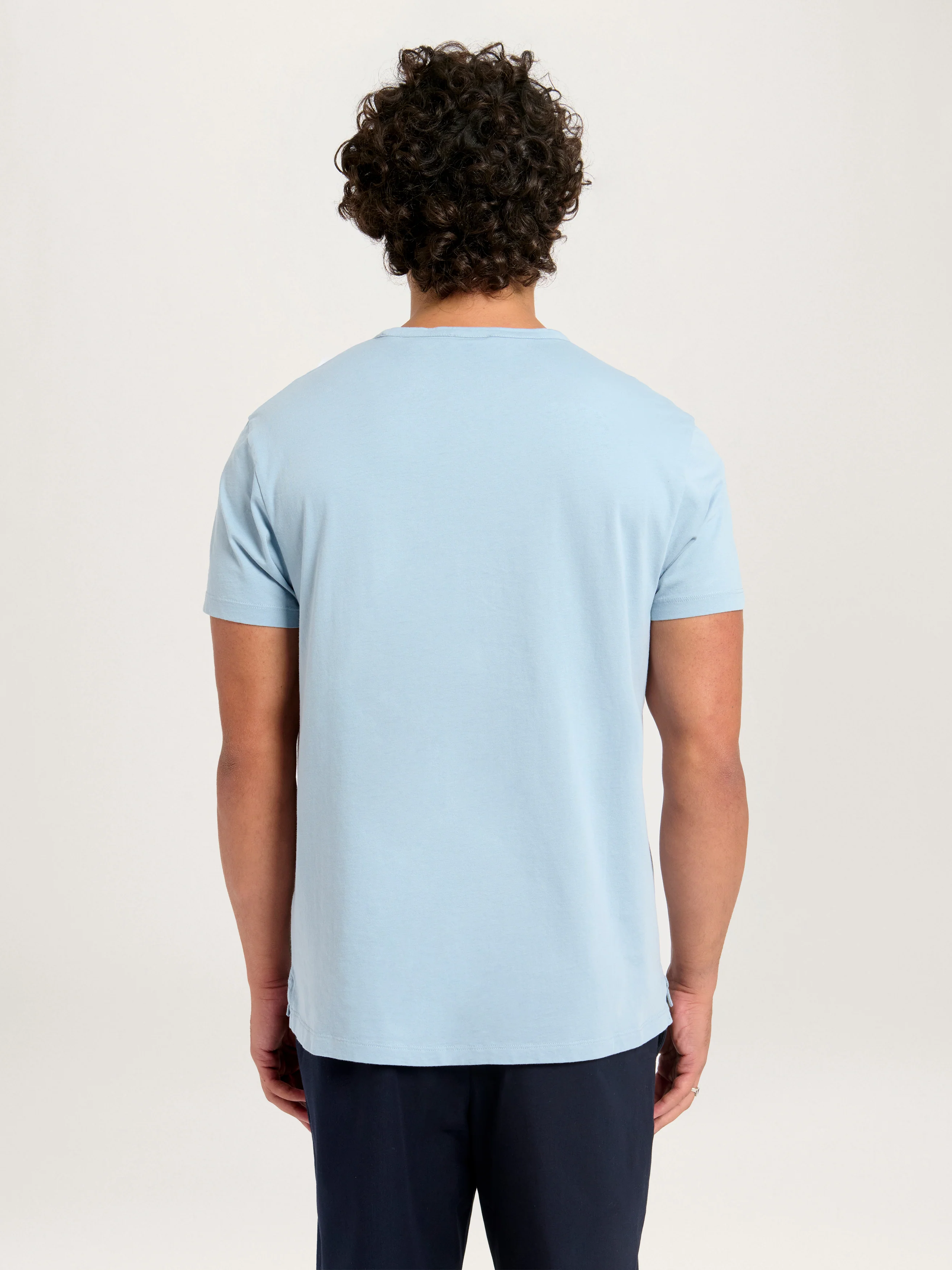 The Classic Tee || Dusty Blue | Organic Cotton - Image 3