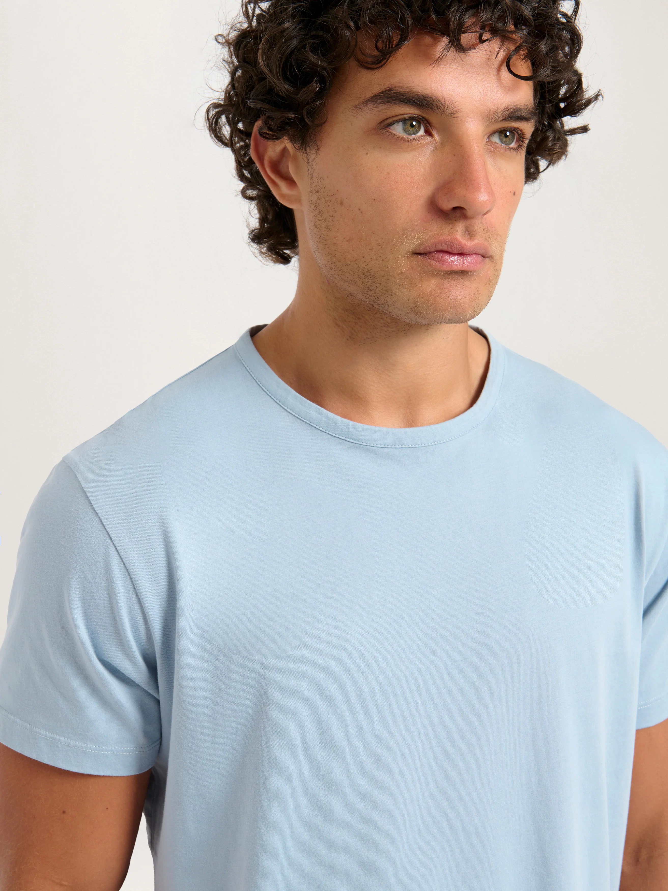The Classic Tee || Dusty Blue | Organic Cotton - Image 4