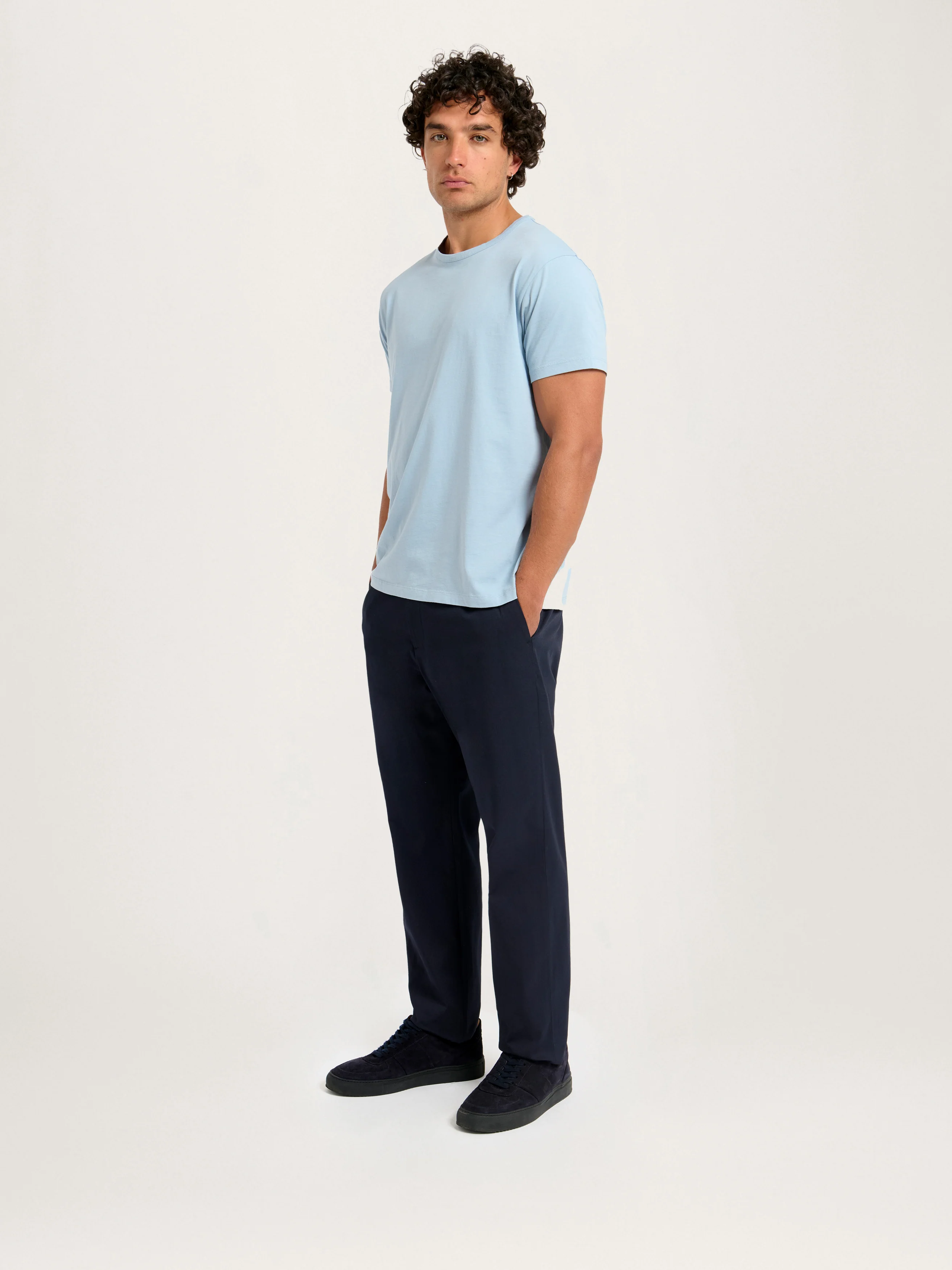 The Classic Tee || Dusty Blue | Organic Cotton - Image 5