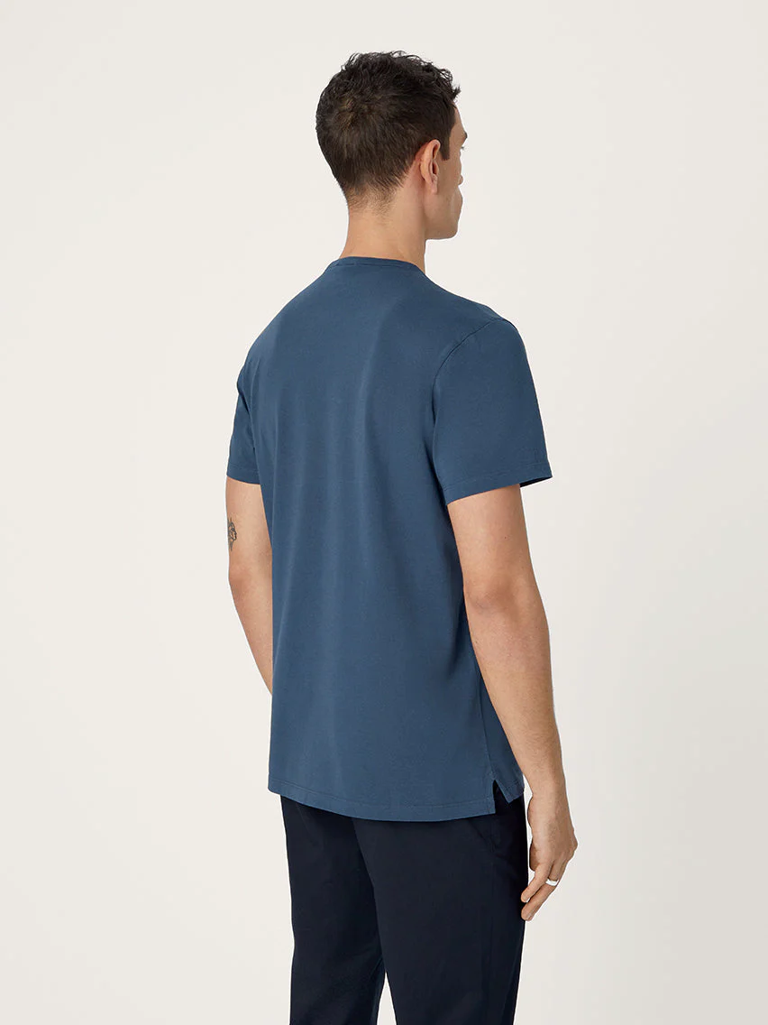The Classic Tee || Petrol Navy | Organic Cotton - Image 4