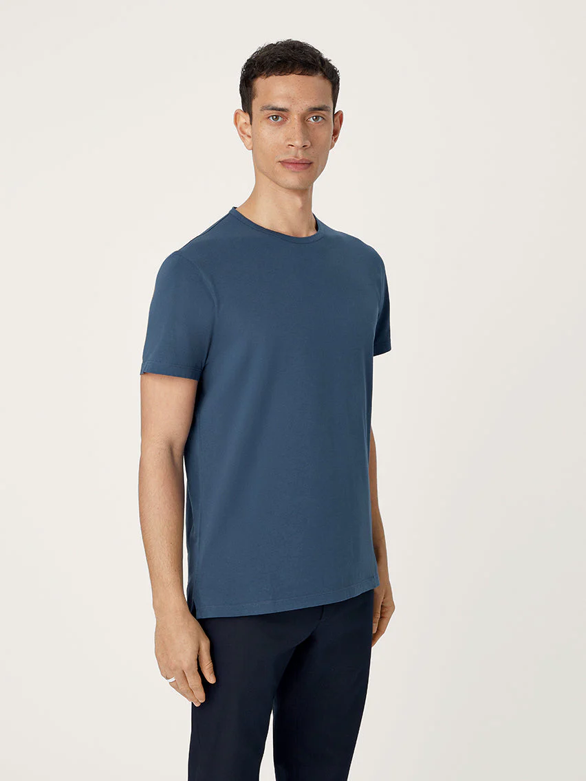 The Classic Tee || Petrol Navy | Organic Cotton - Image 5