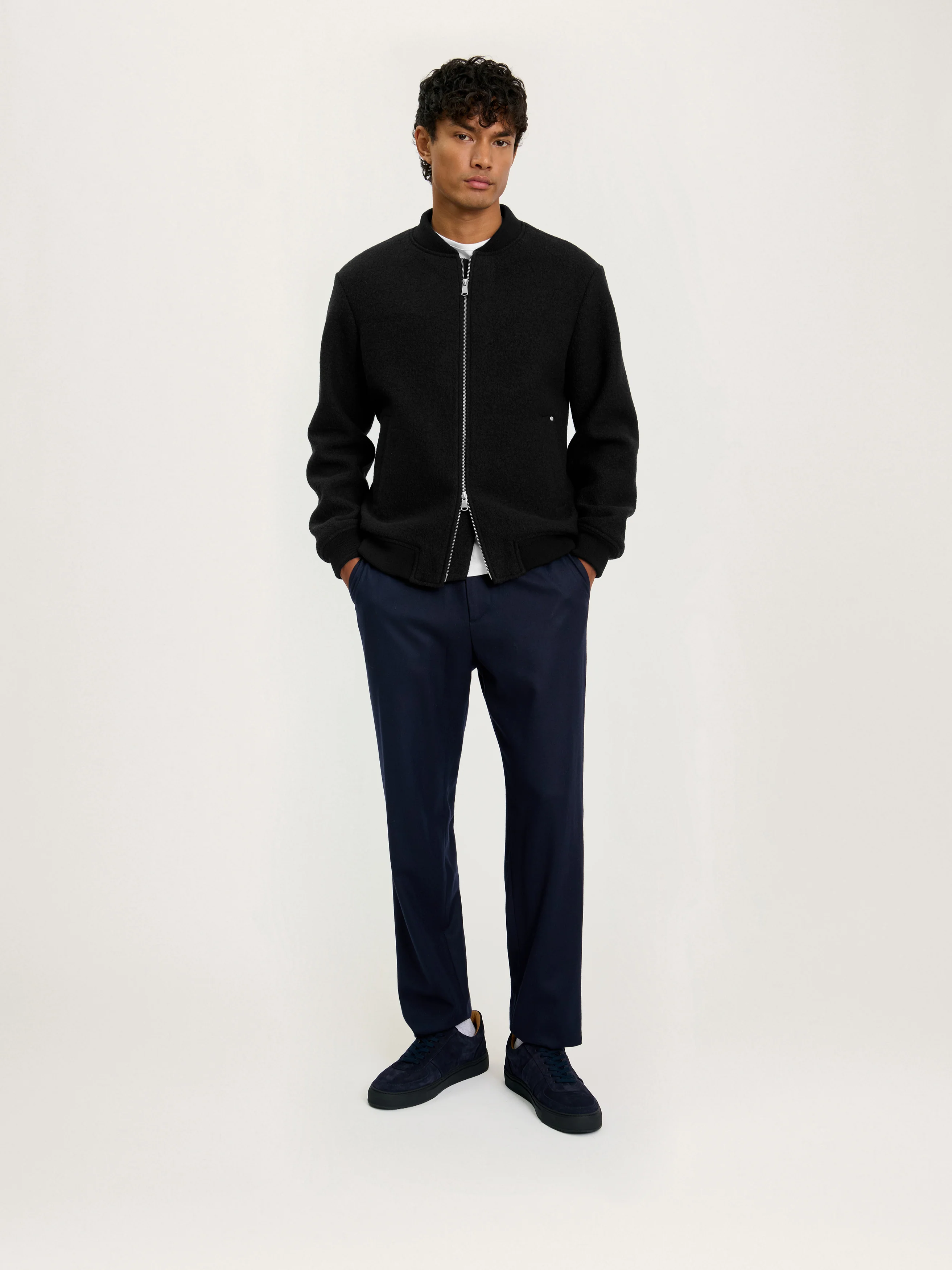The Cloudwool Bomber Jacket || Black - Image 5