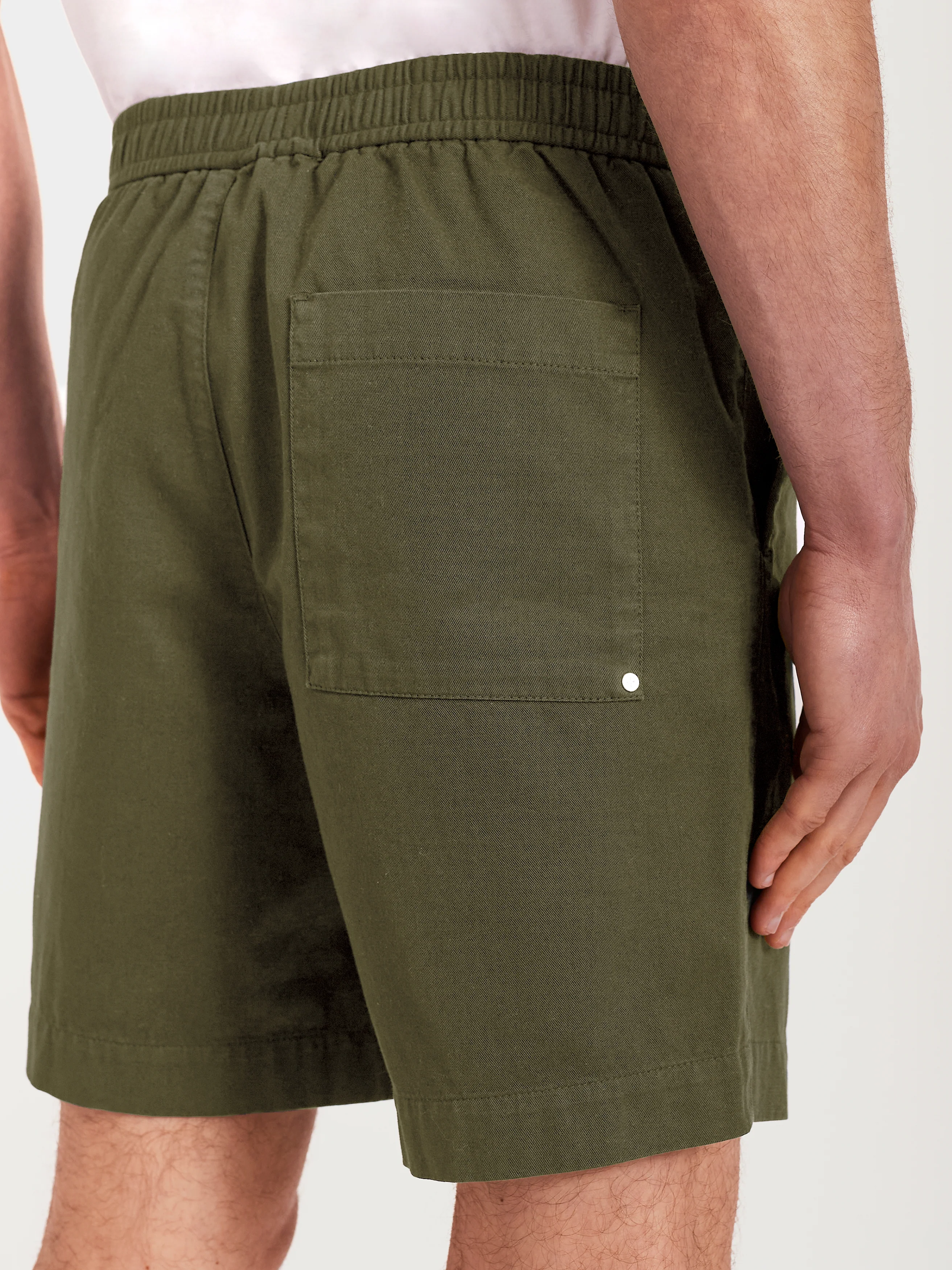 The Easy Shorts || Cypress Olive | Cotton - Image 5