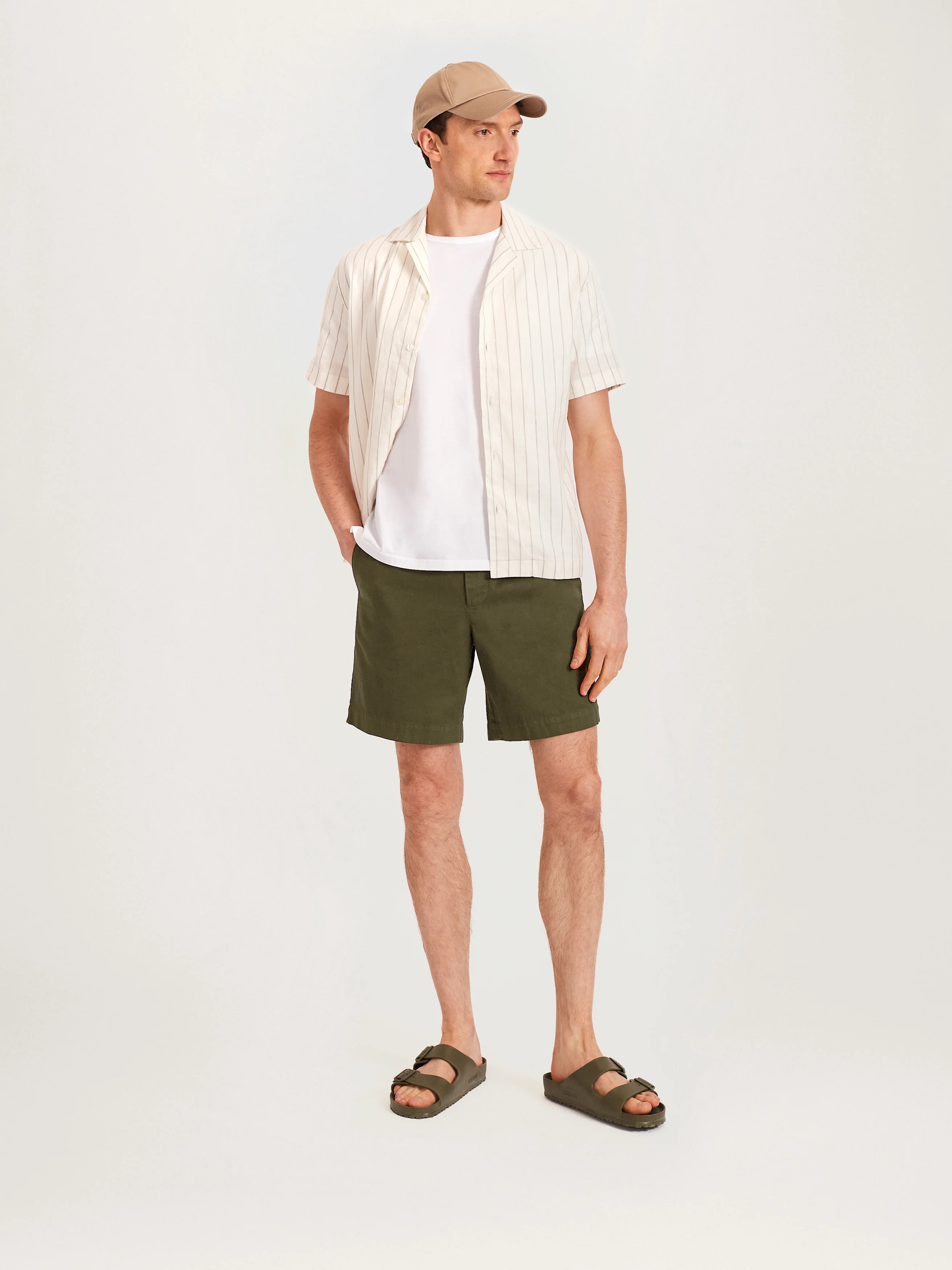 The Easy Shorts || Cypress Olive | Cotton - Image 6