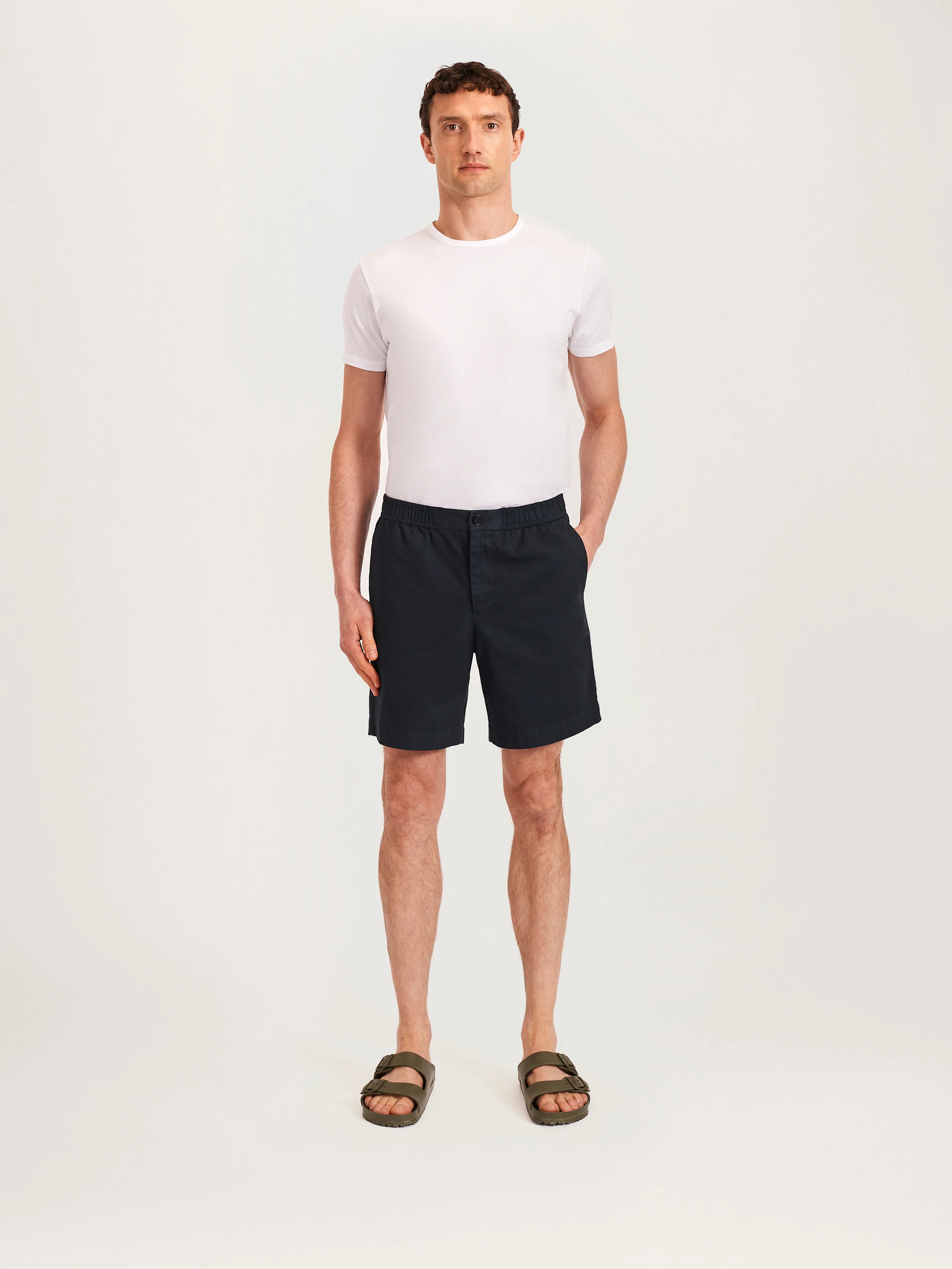 The Easy Shorts || Navy | Cotton - Image 2