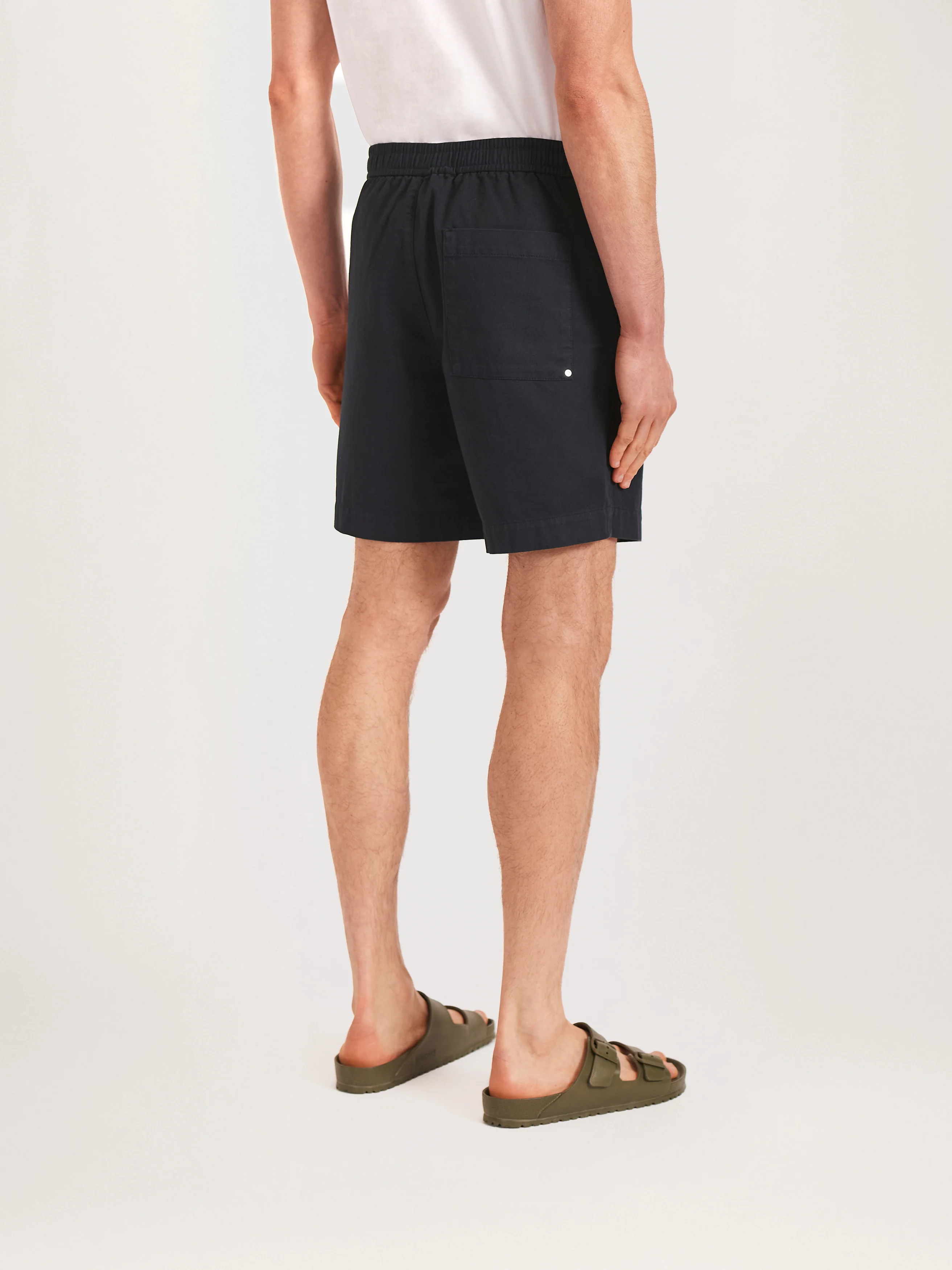 The Easy Shorts || Navy | Cotton - Image 3