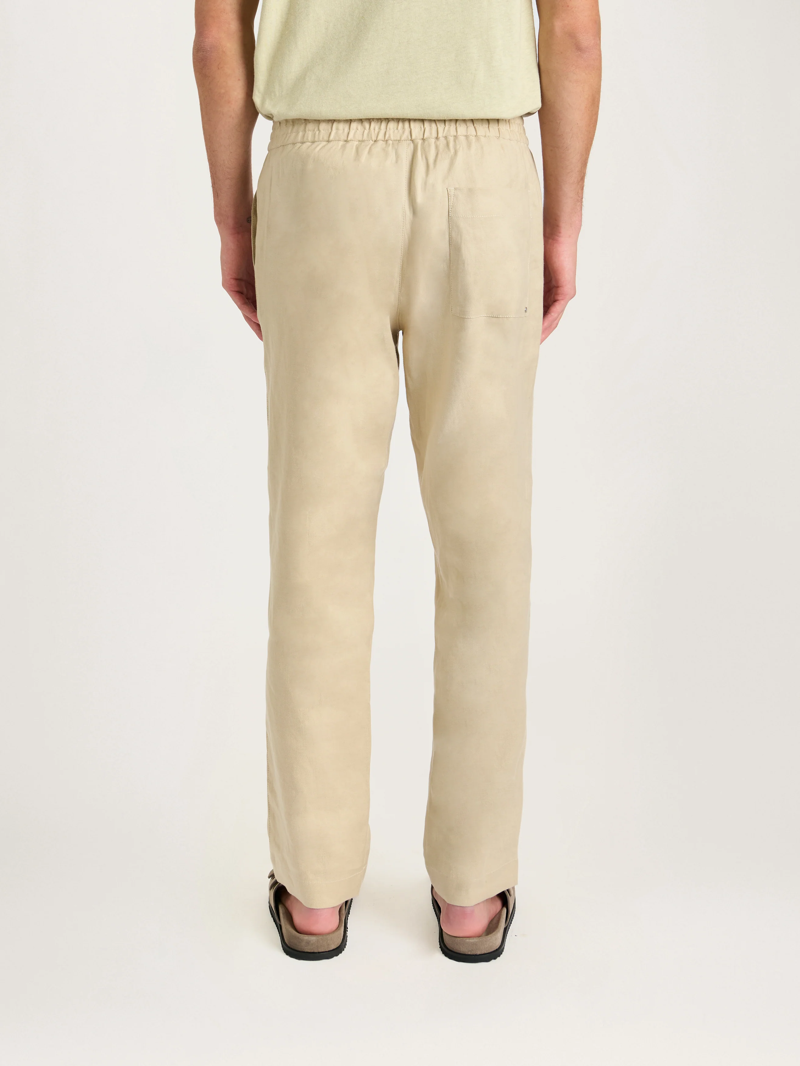 The Easy Trouser Linen || Sand | Linen - Image 3