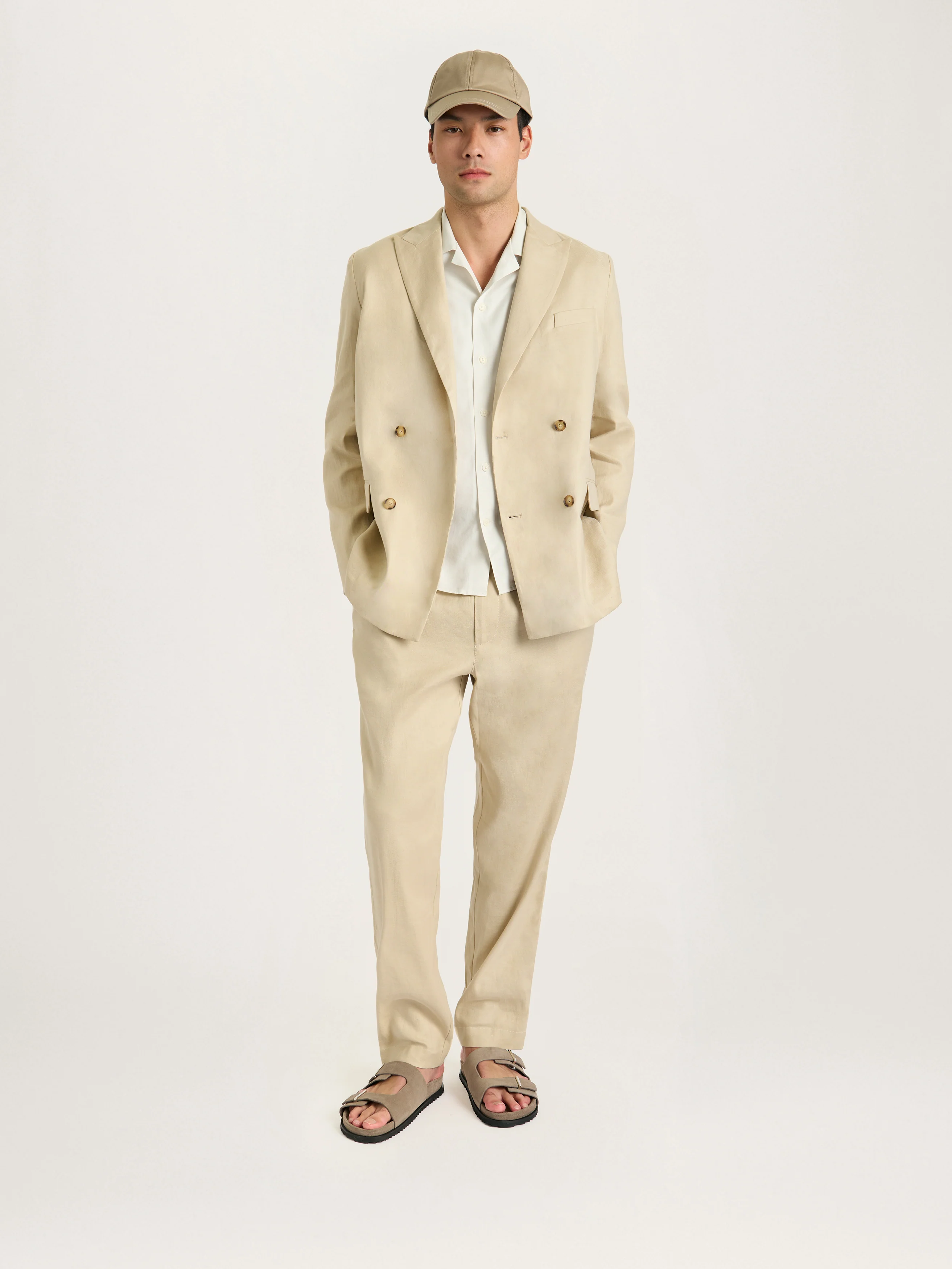The Easy Trouser Linen || Sand | Linen - Image 5