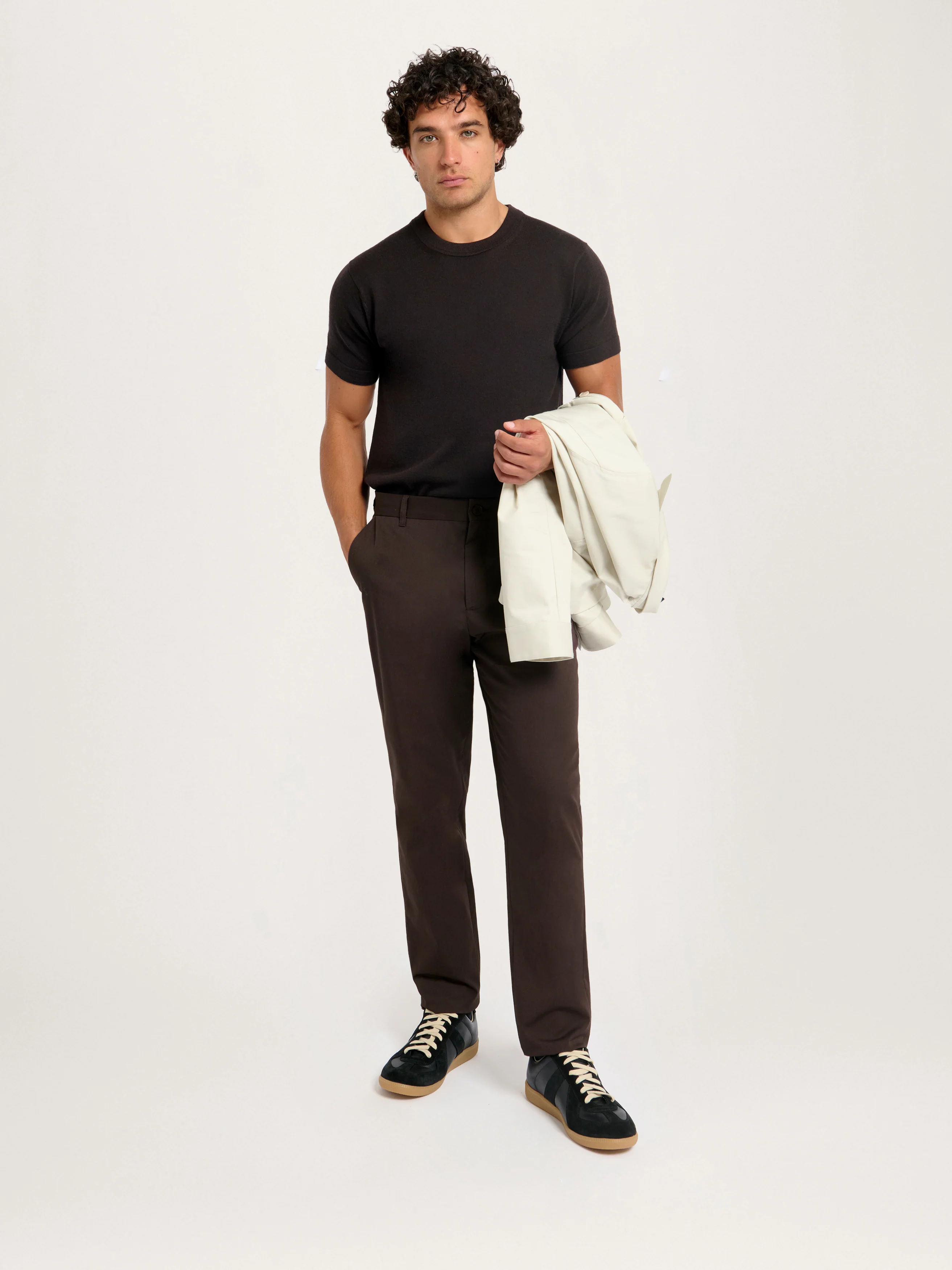 The Essential Chino || Espresso | Stretch Cotton - Image 5