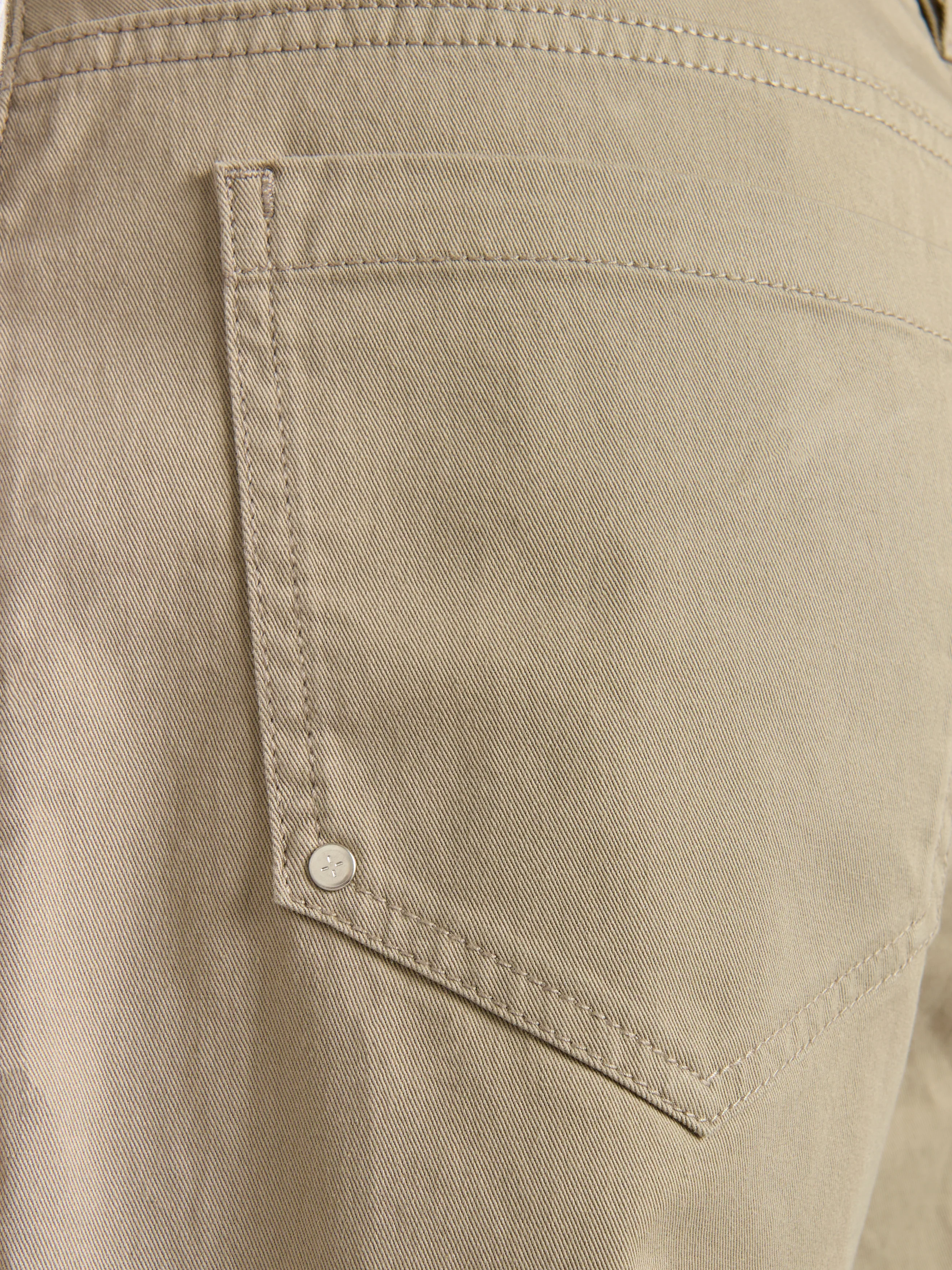 The Five Pocket Trouser || Dark Beige | Stretch Cotton - Image 6