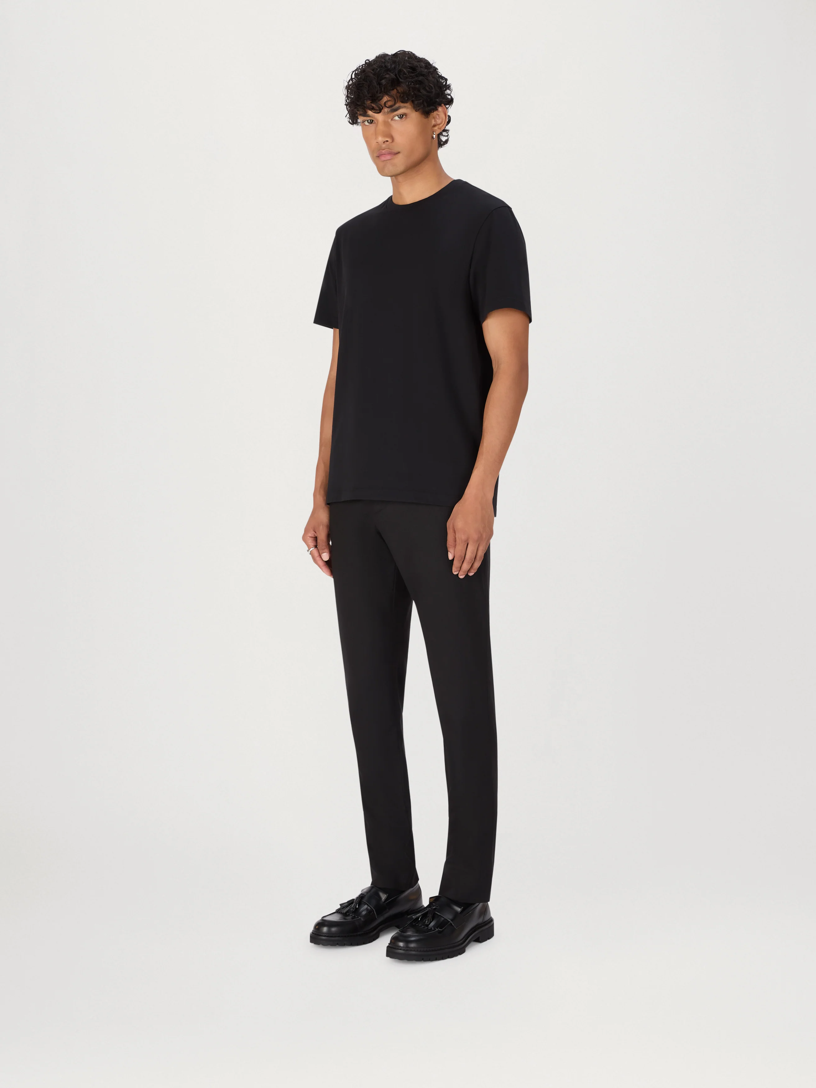 The Heavyweight Tee || Black | Organic Cotton - Image 3