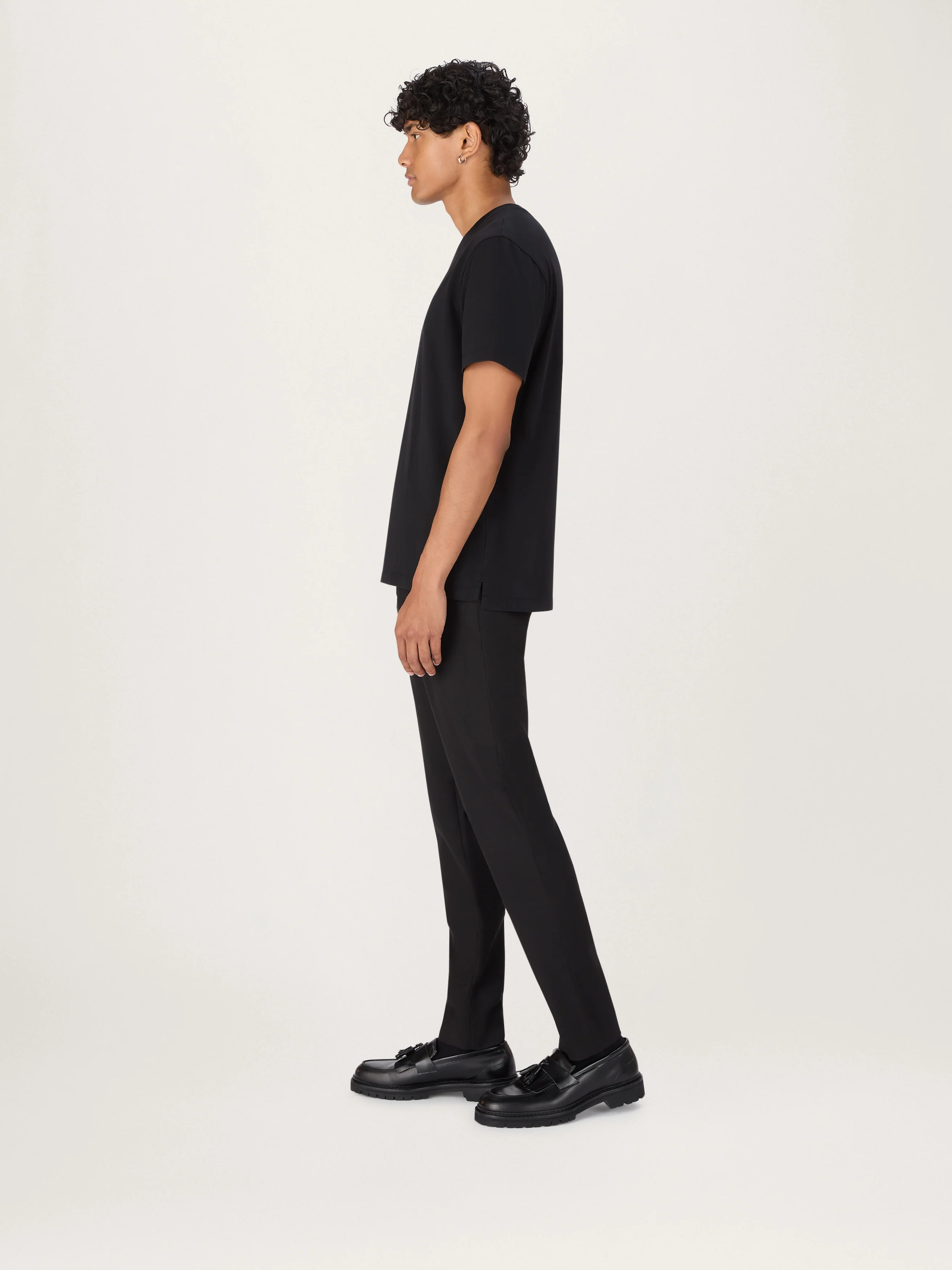 The Heavyweight Tee || Black | Organic Cotton - Image 4