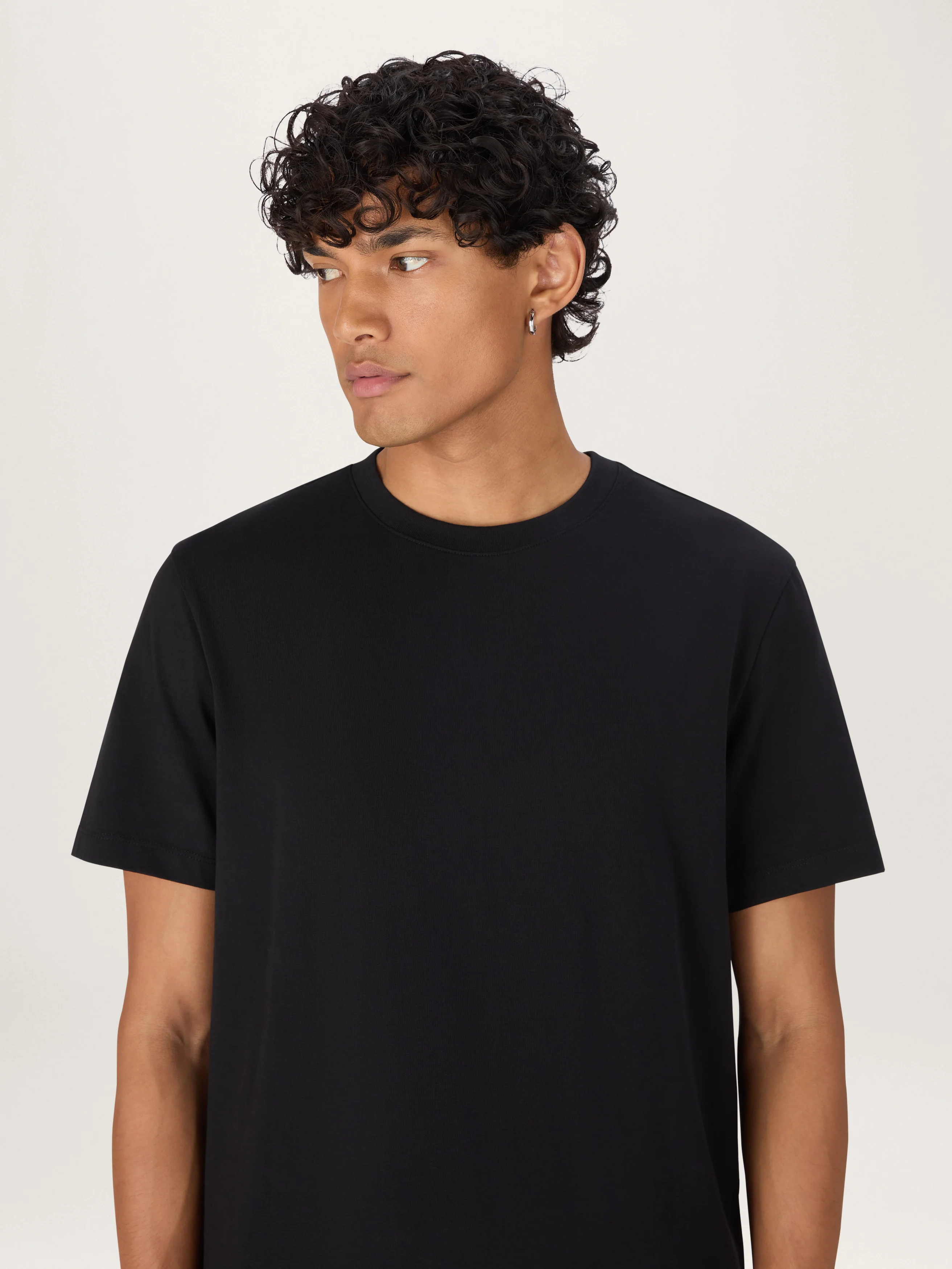The Heavyweight Tee || Black | Organic Cotton - Image 6
