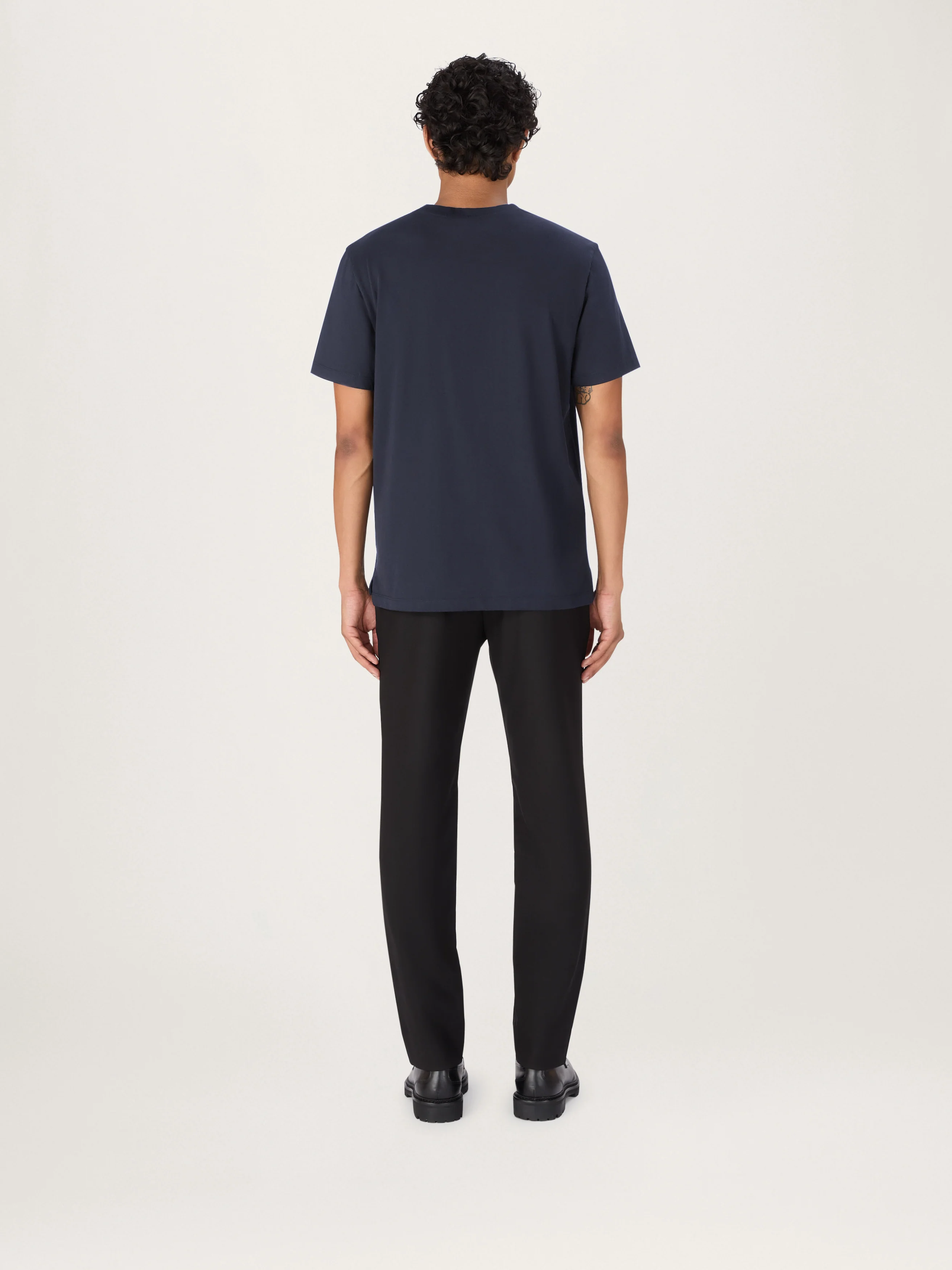 The Heavyweight Tee || Navy | Organic Cotton - Image 4