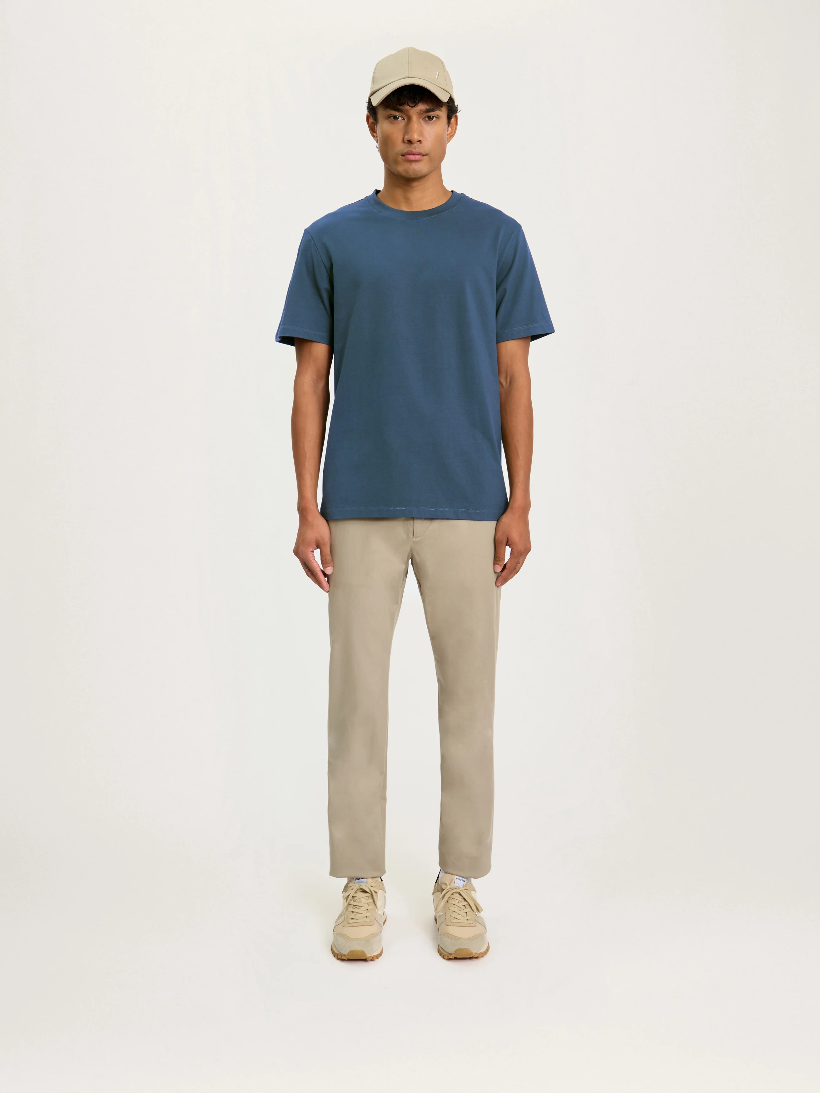 The Heavyweight Tee || Petrol Blue | Organic Cotton - Image 2
