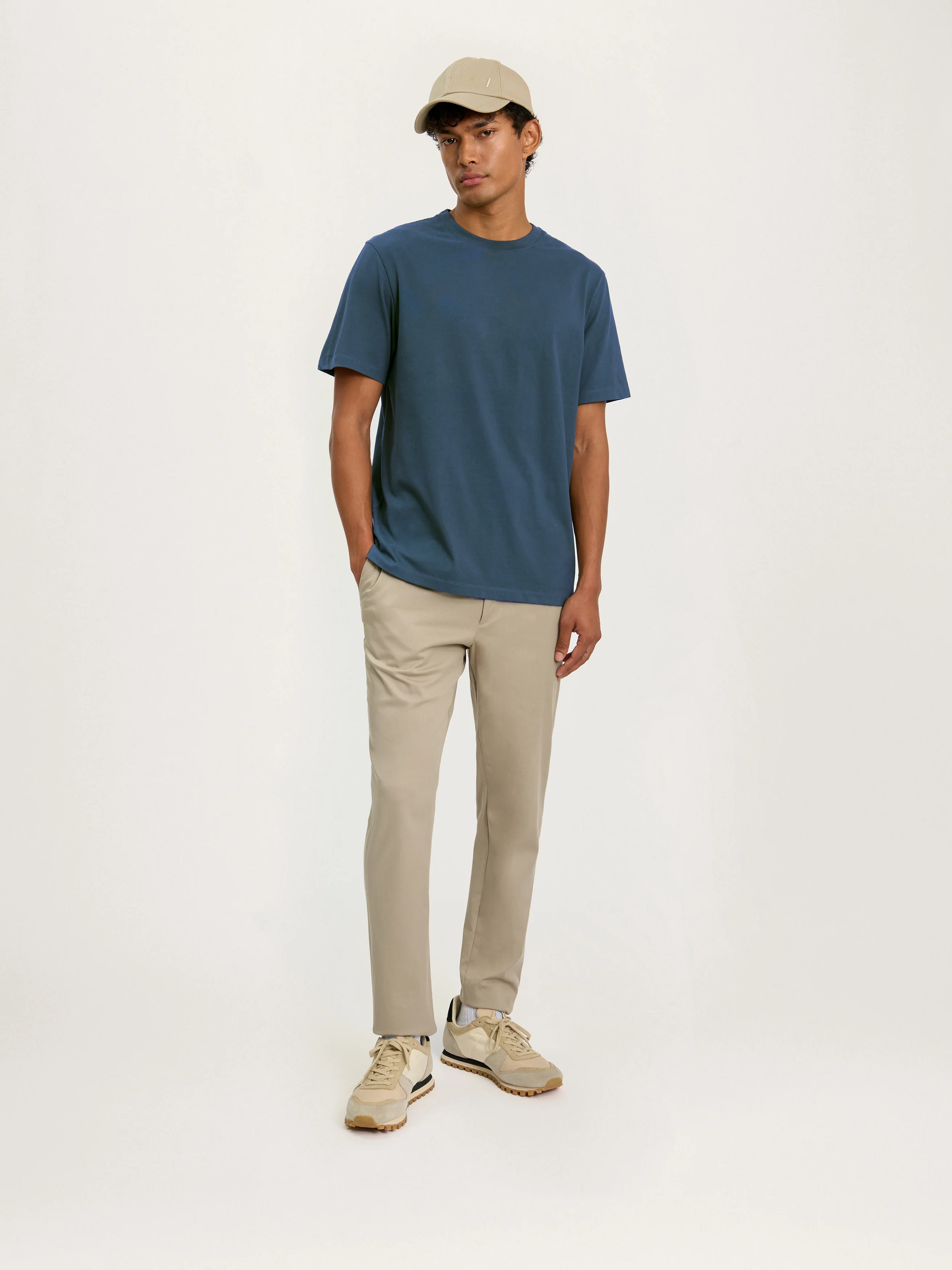 The Heavyweight Tee || Petrol Blue | Organic Cotton - Image 5
