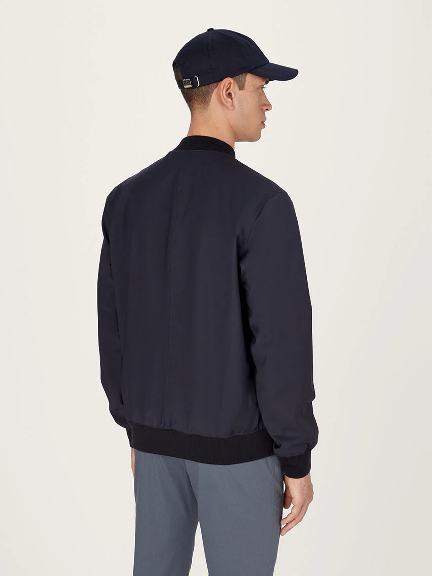 The Hydrowool Bomber Jacket || Navy - Image 5