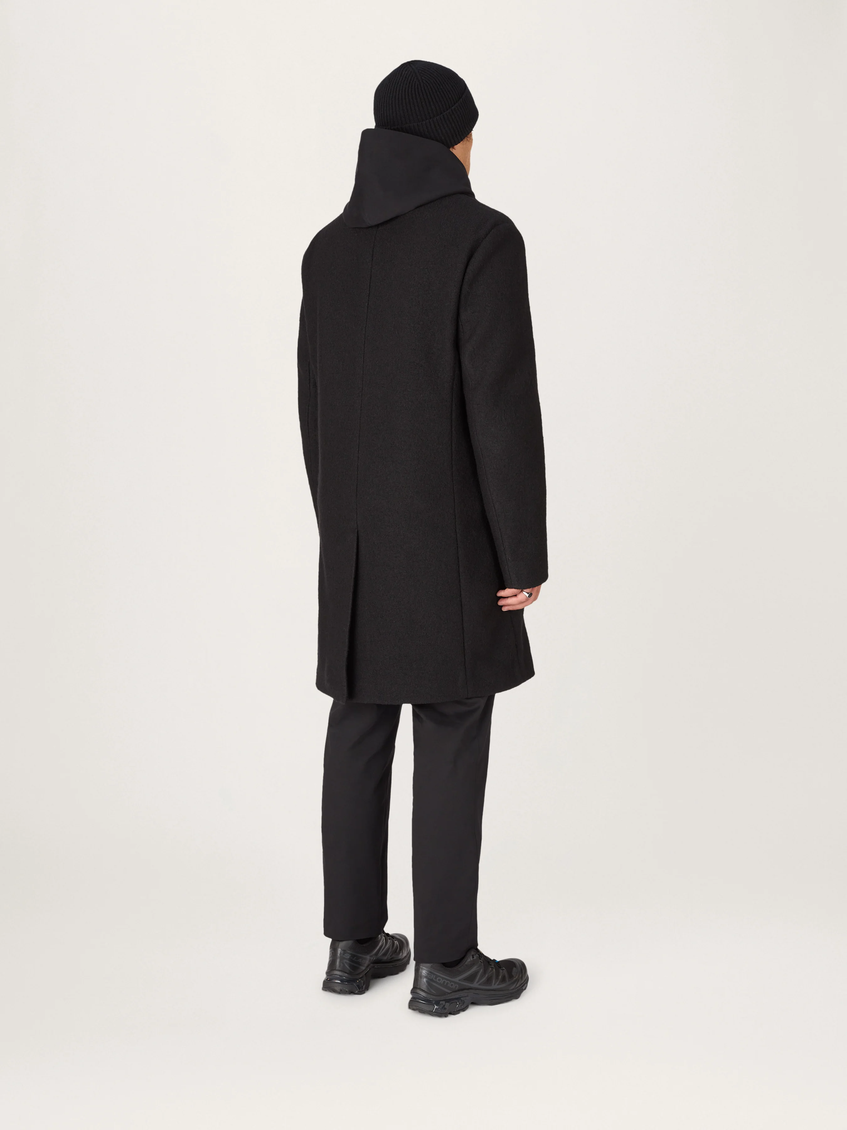 The Jersey Wool Coat || Black | LESTRANGE - Image 5