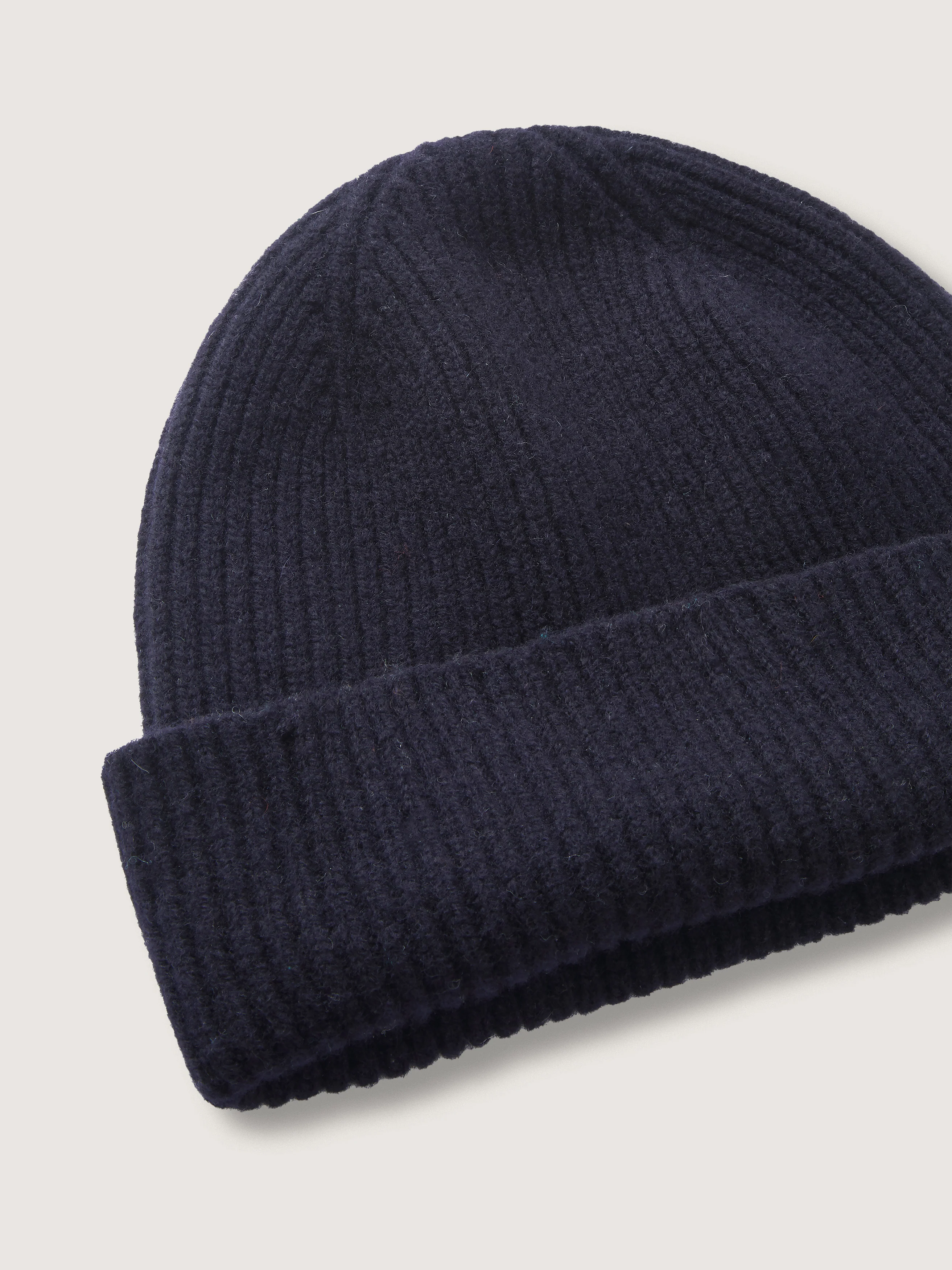 The Knitted Hat || Navy | Wool - Image 3
