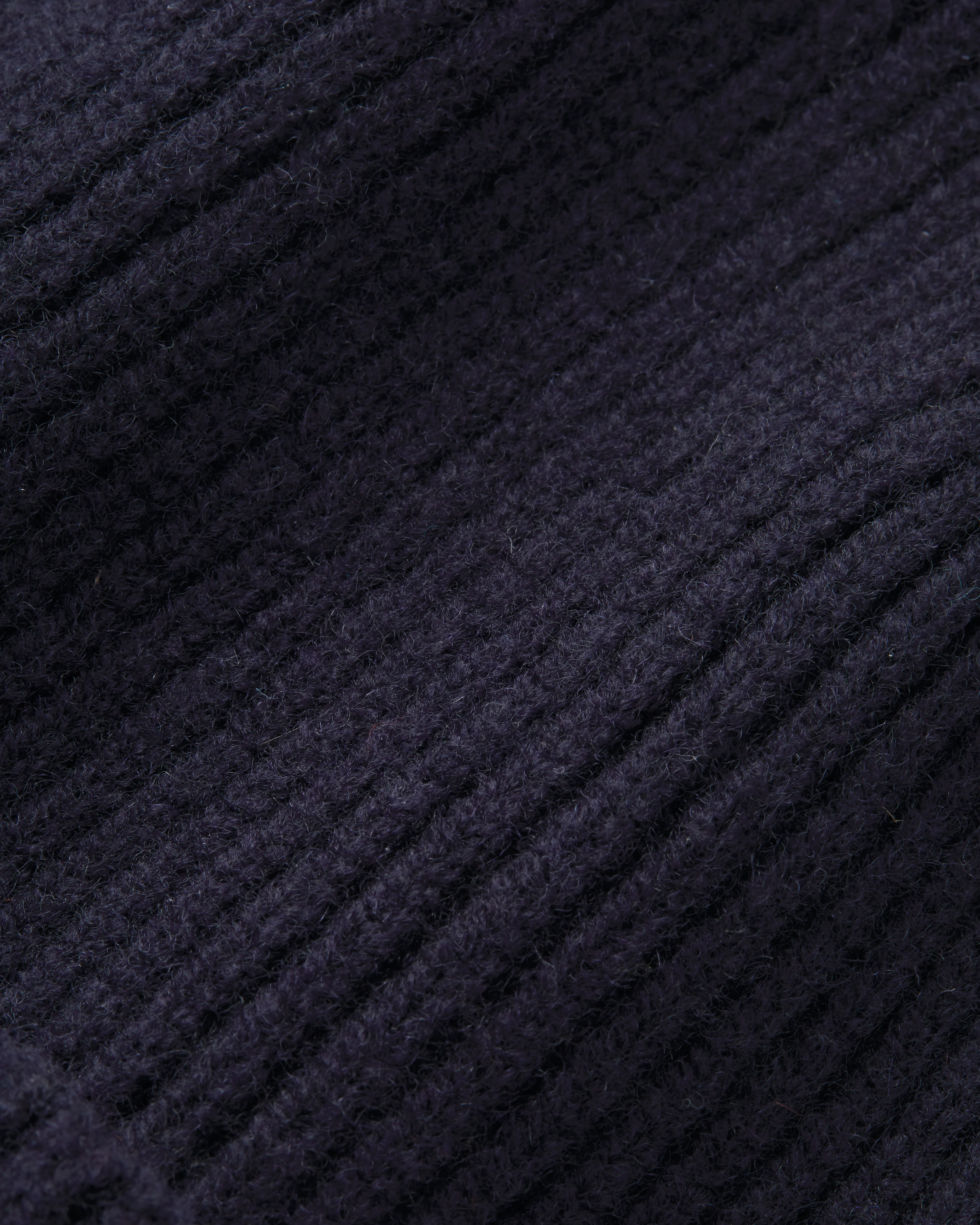 The Knitted Hat || Navy | Wool - Image 4