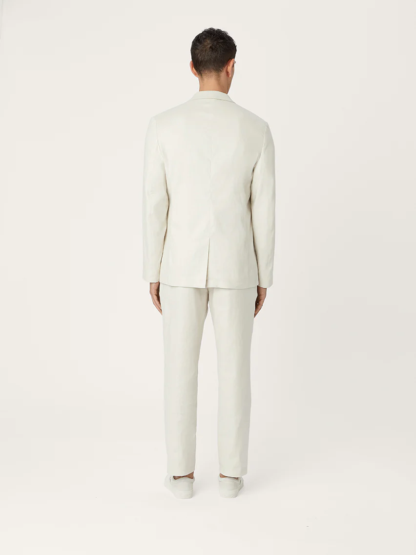 The Linen 24 Blazer || Ivory | Linen - Image 4