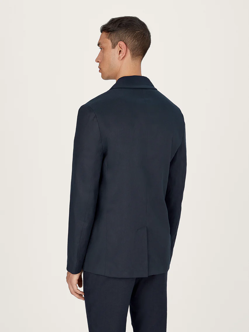 The Linen 24 Blazer || Navy | Linen - Image 6
