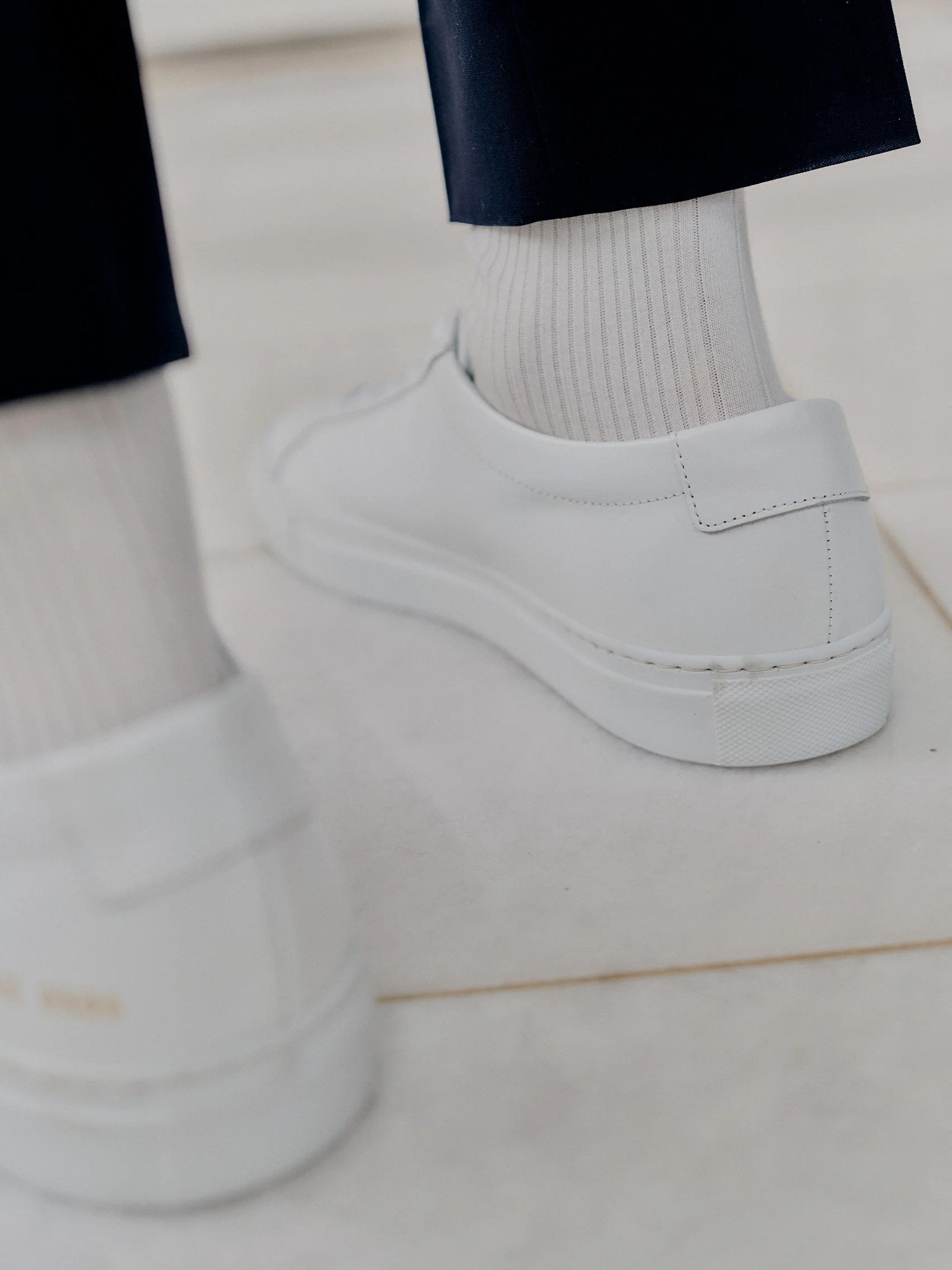 The Line Sock || White | Organic Cotton - Image 6